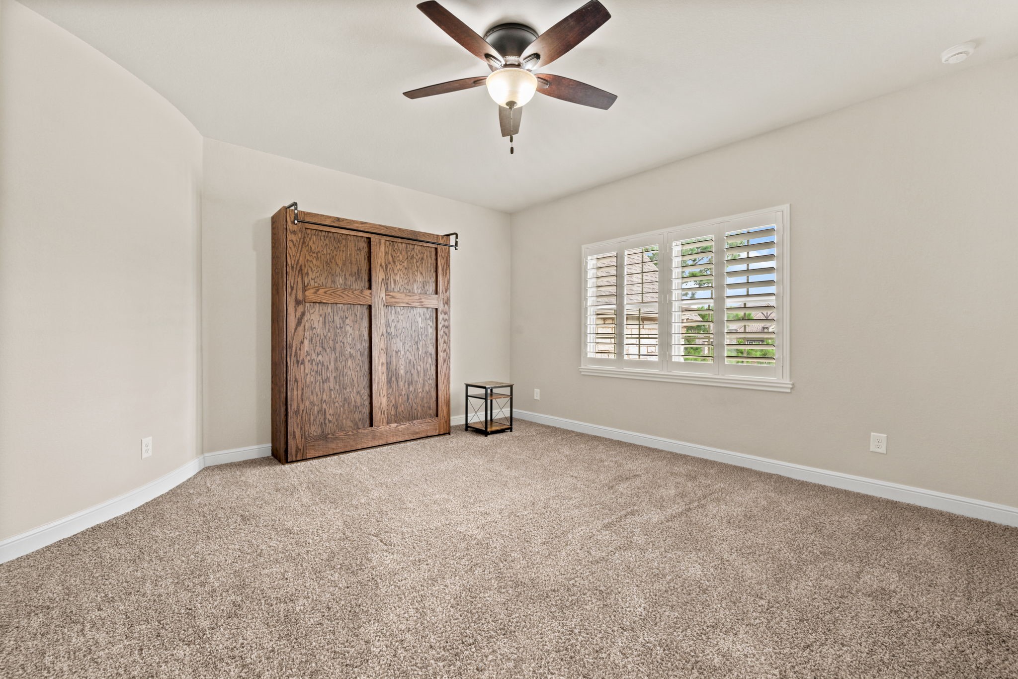 3rd bedroom is upstairs and has a built in Murphy bed.