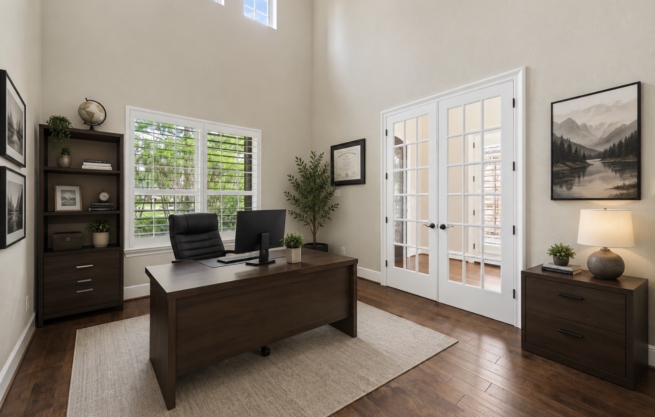 Staged Office