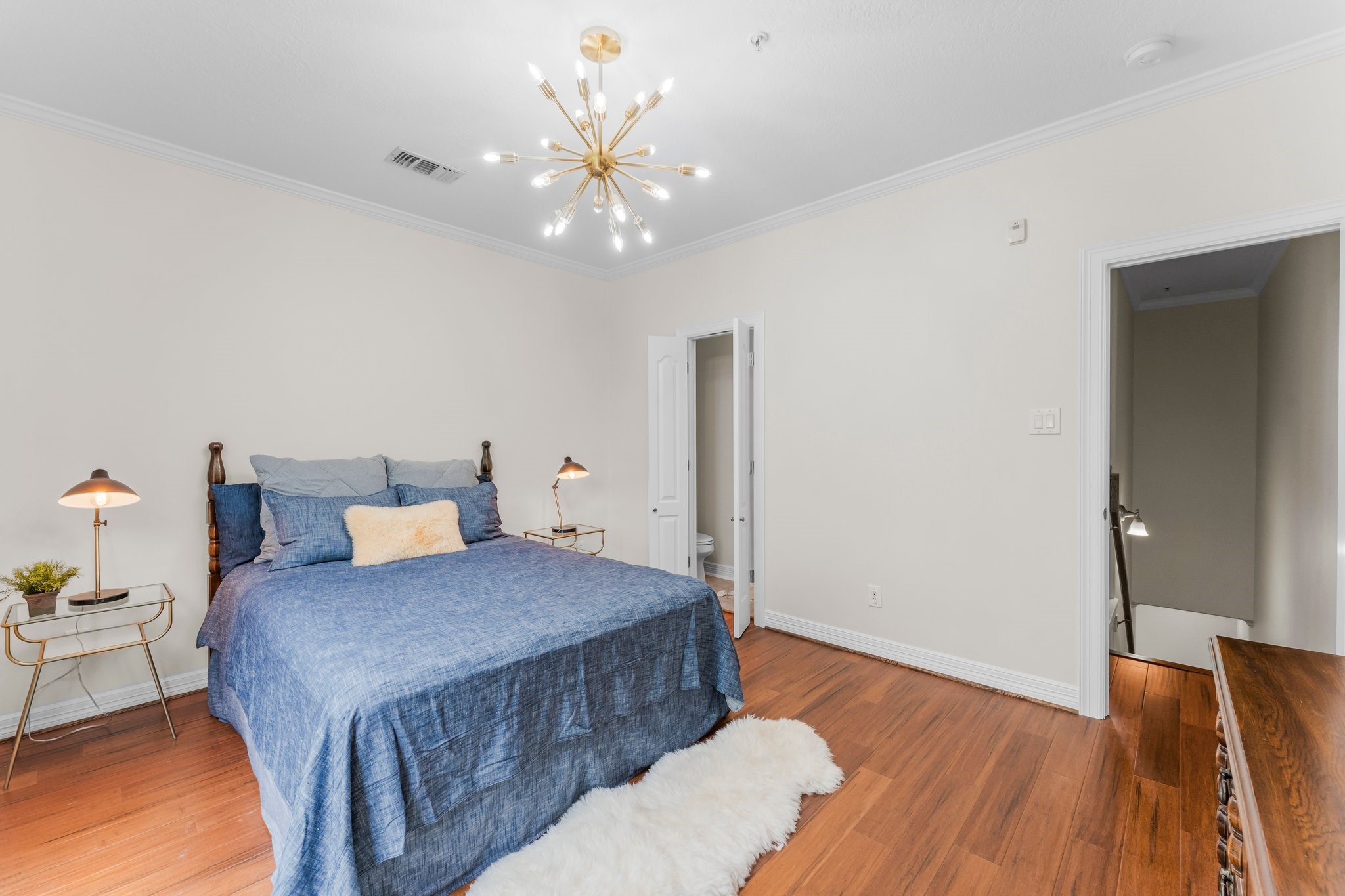 Primary on the 3rd floor with enough room for a king sized bed!