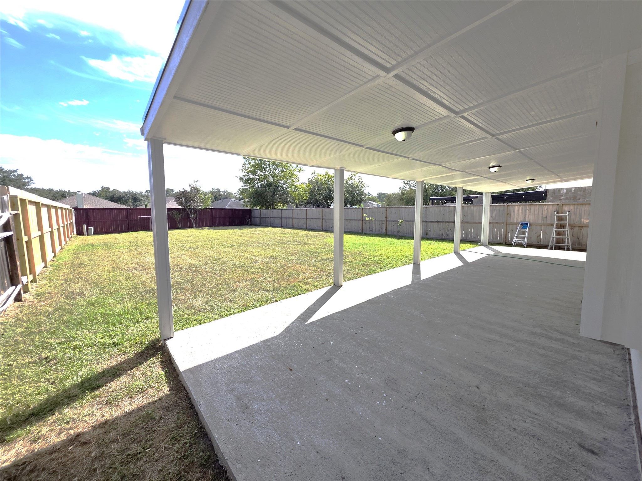 Extra Large Covered back patio
