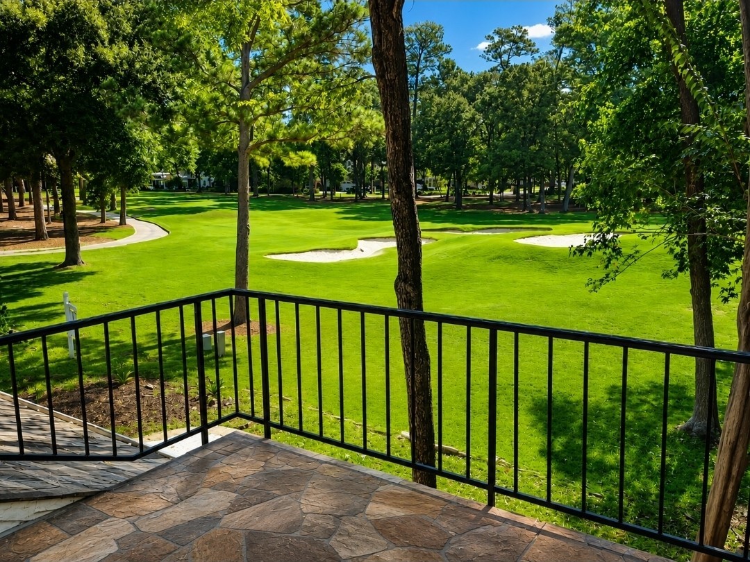 Golf course view from one of the balconies Golf course view from one of the balconies