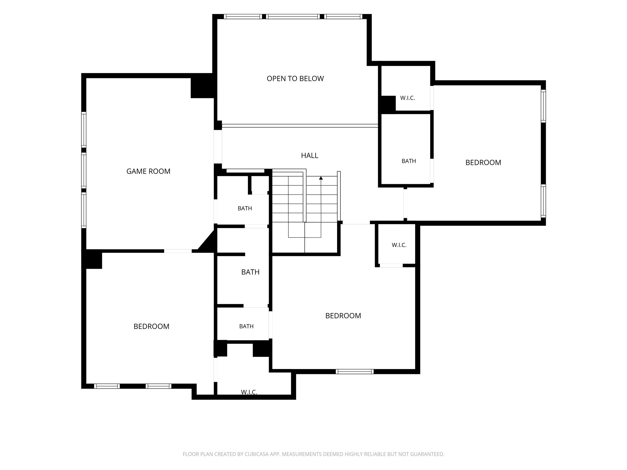 Second floor offers 3 additional bedrooms, 2 full baths and a spacious GAME ROOM, creating a separate area for family or guests.