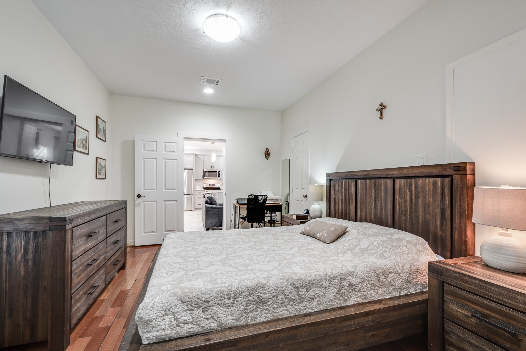 Primary bed of casita.