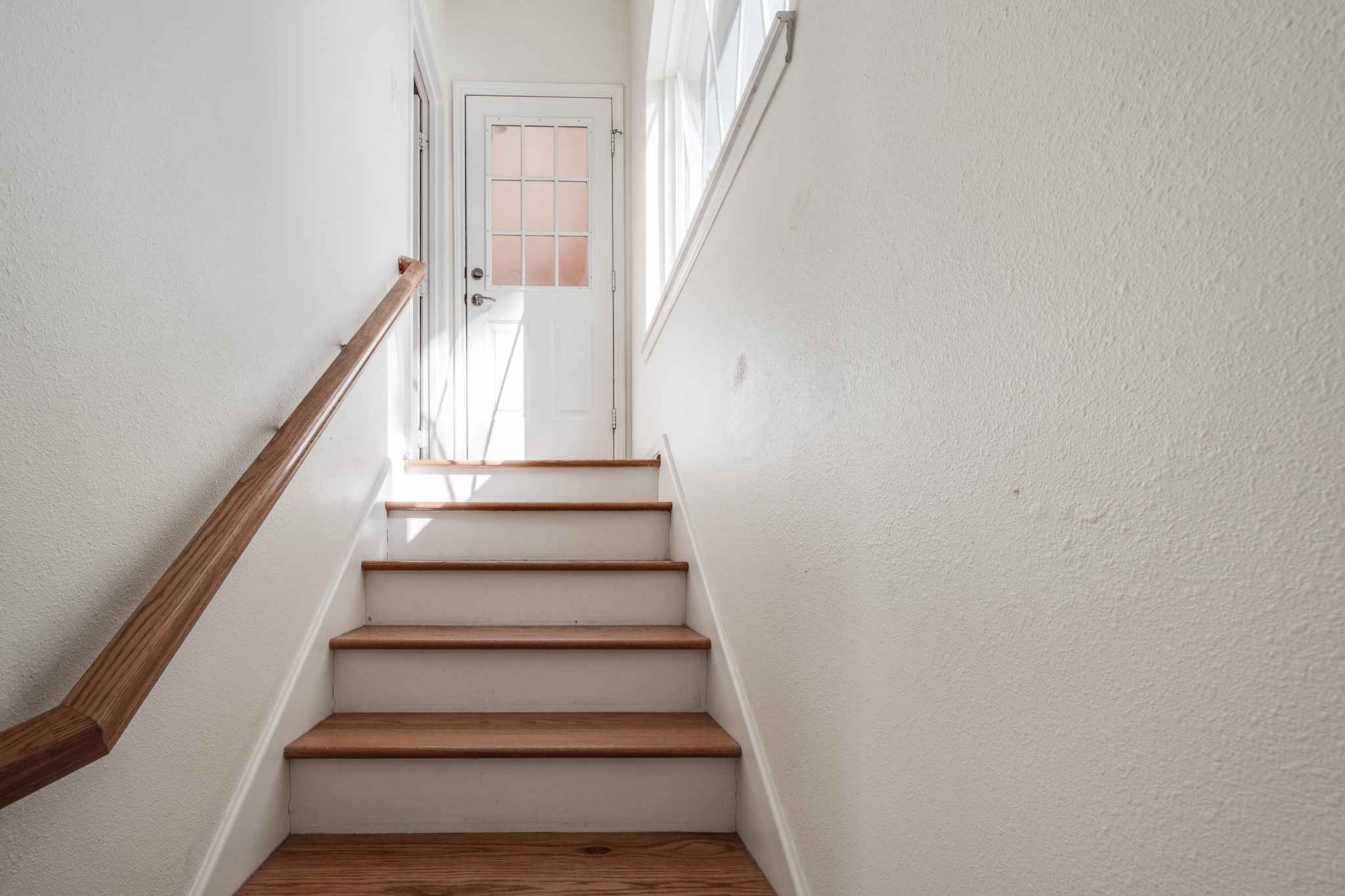 Stairs to the terrace.