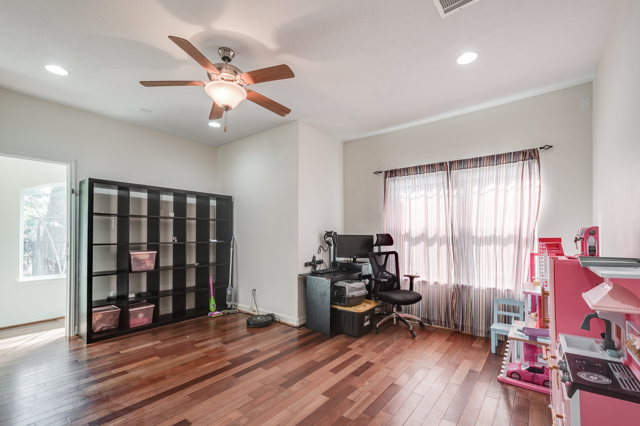 Alternative view of upstairs game room.
