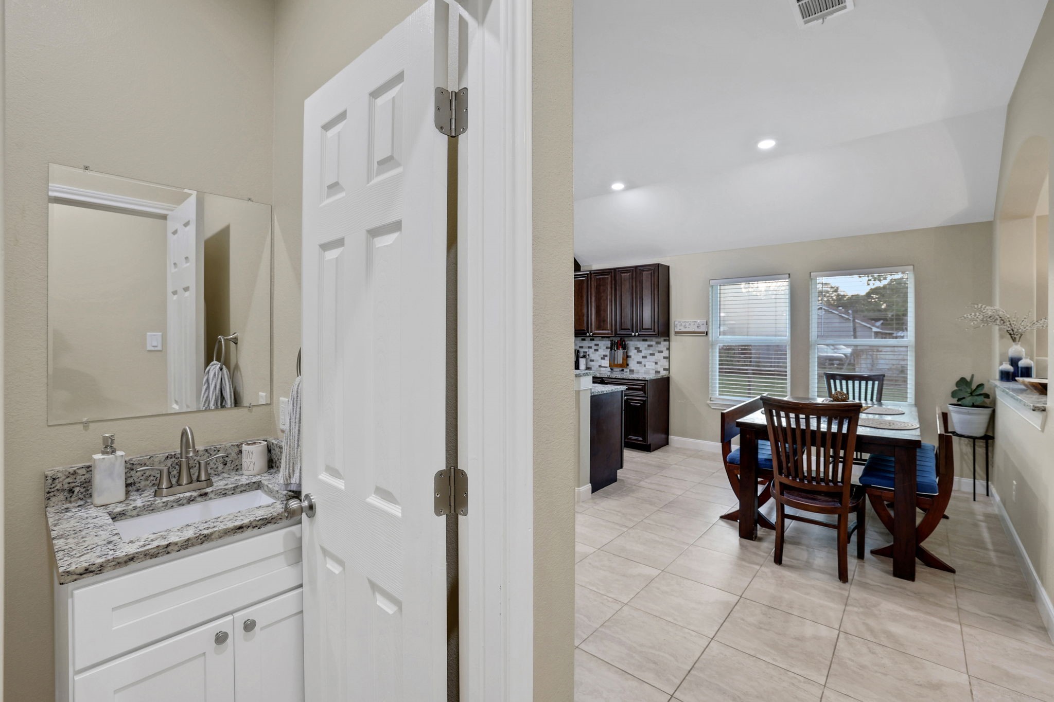 Half bath for guests