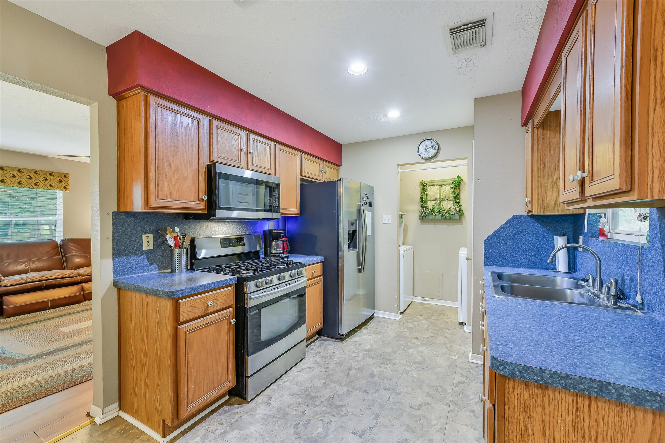 Kitchen flooring updated in 2024.