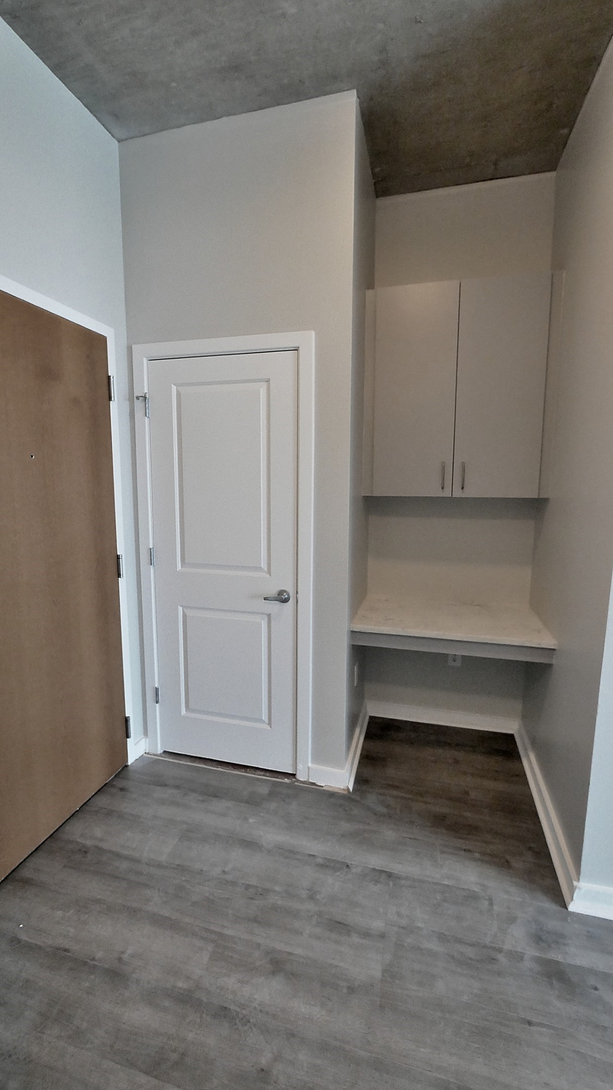 Entry Bathroom halway and bedroom area