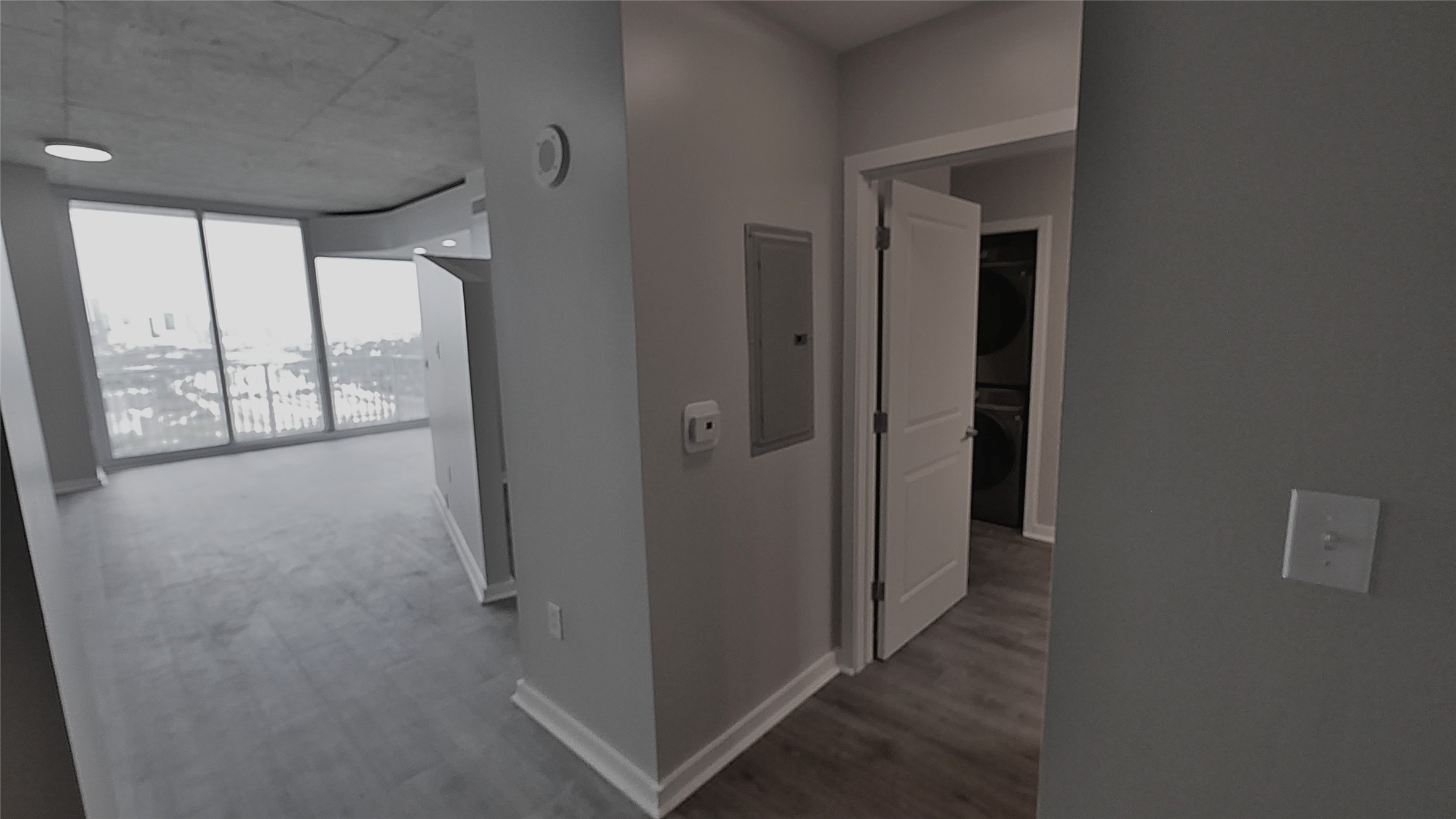 Halway/flex area before you get to the family room