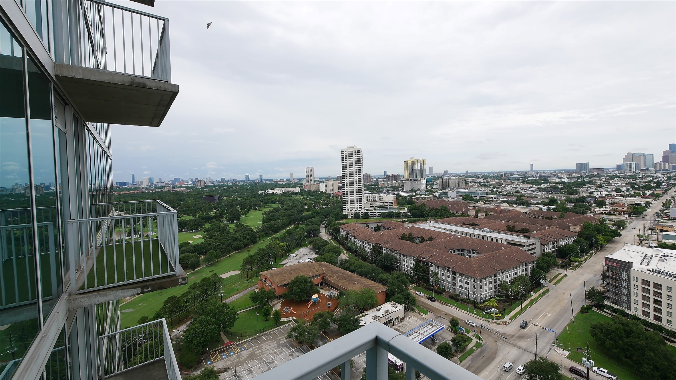 View from the center of the balcony
