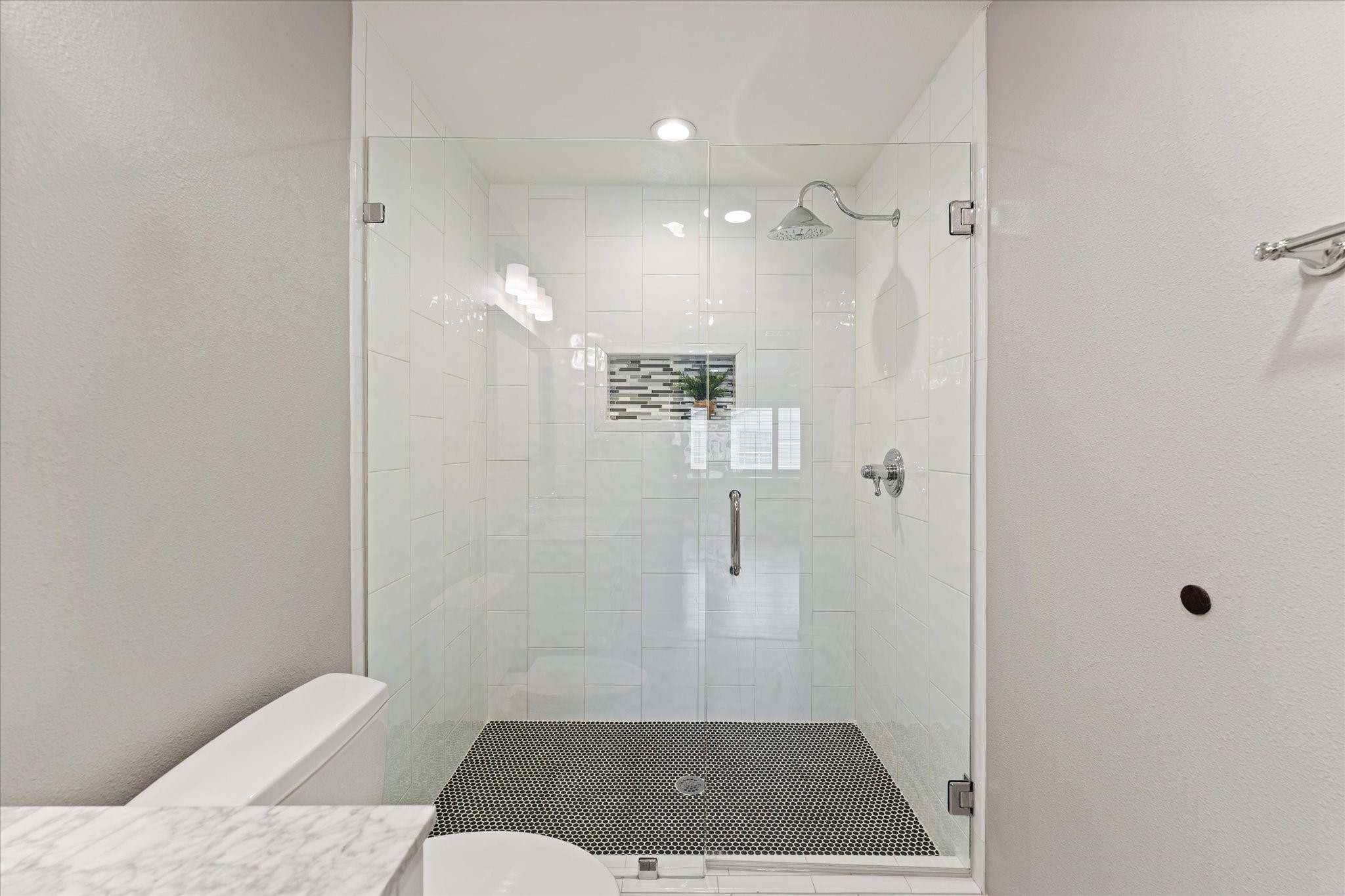 Thoughtfully designed shower