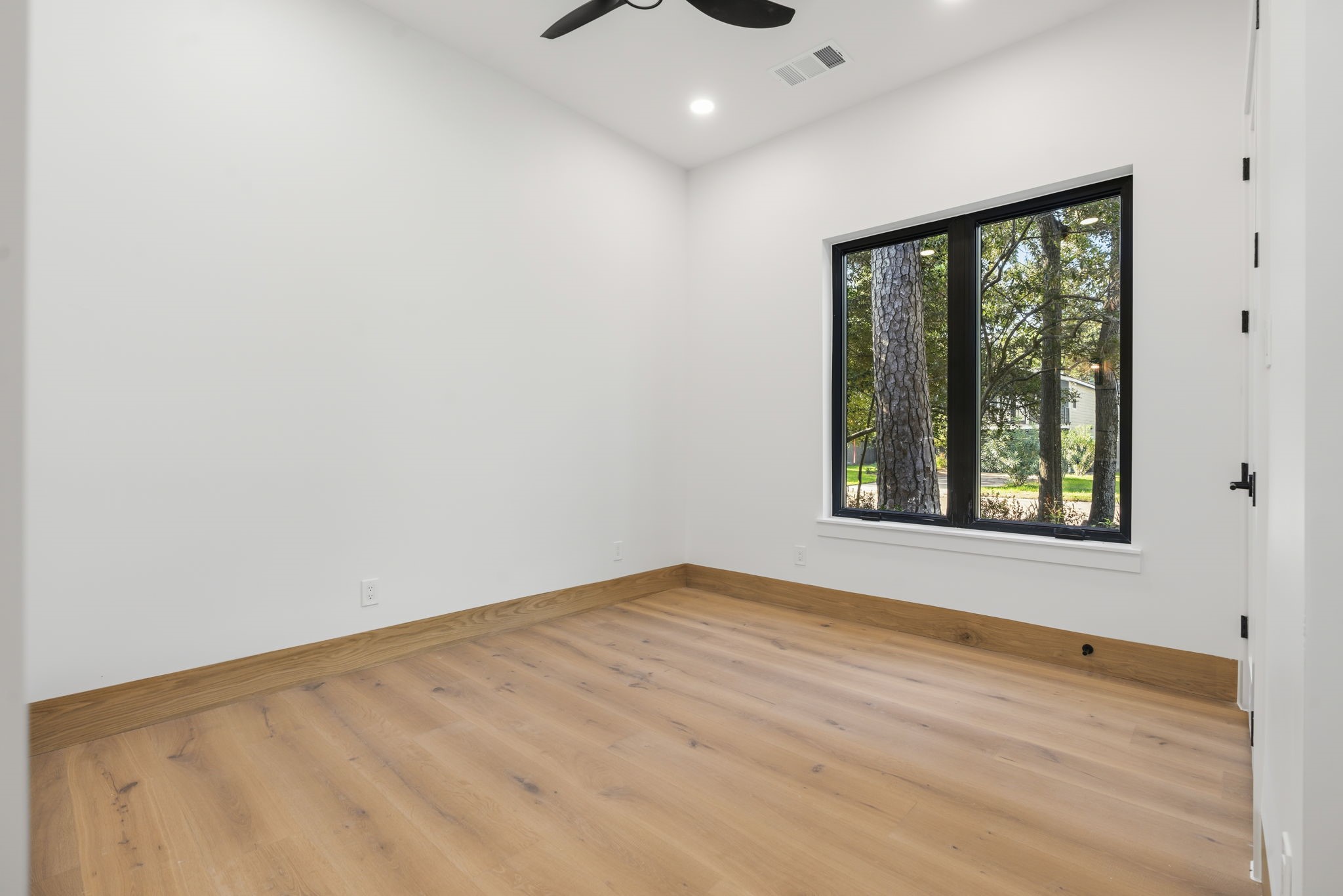 First-floor flex room that can serve as an office or bedroom