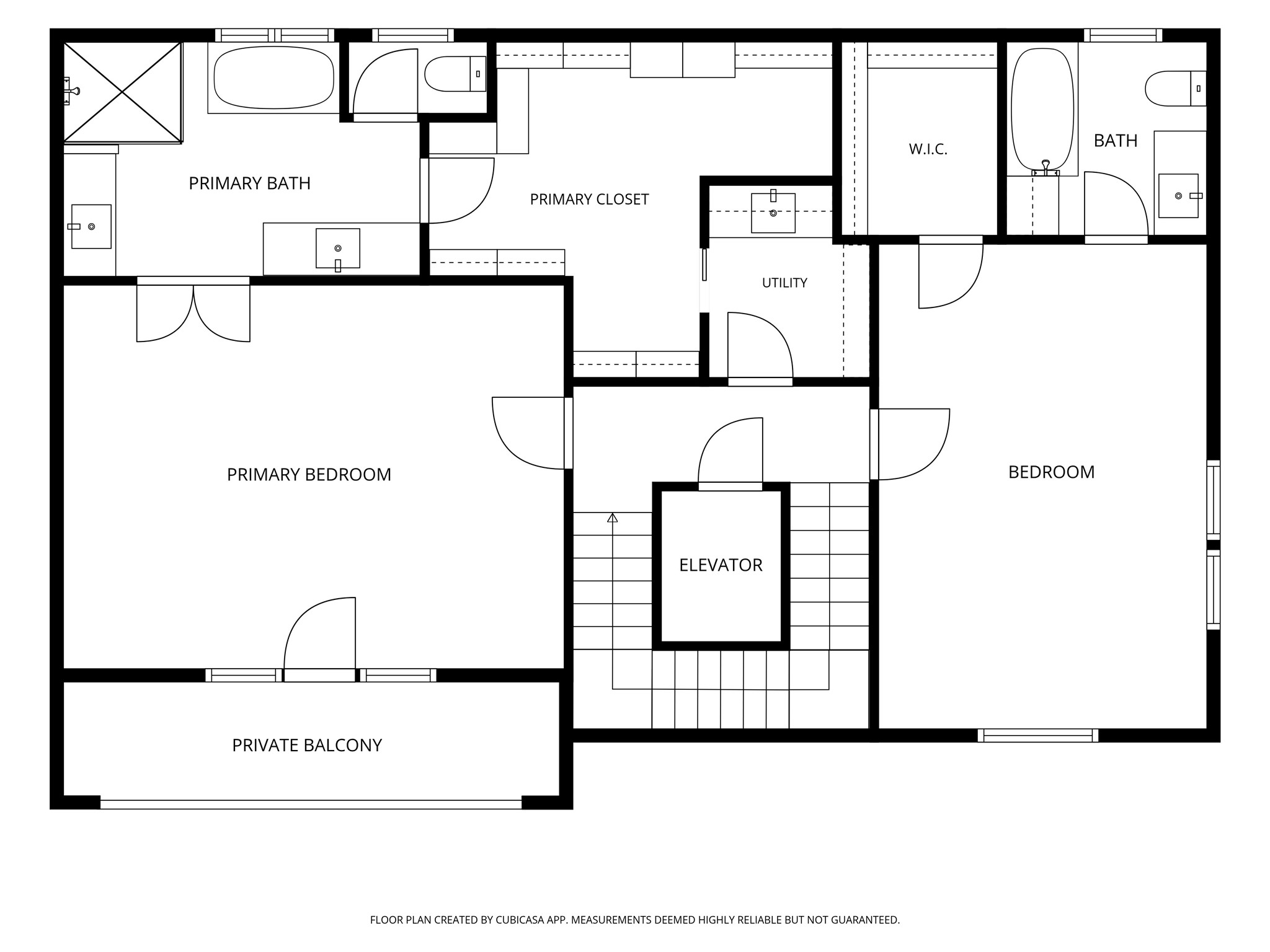 Third Floor Plan. Deemed to be accurate but not guaranteed.