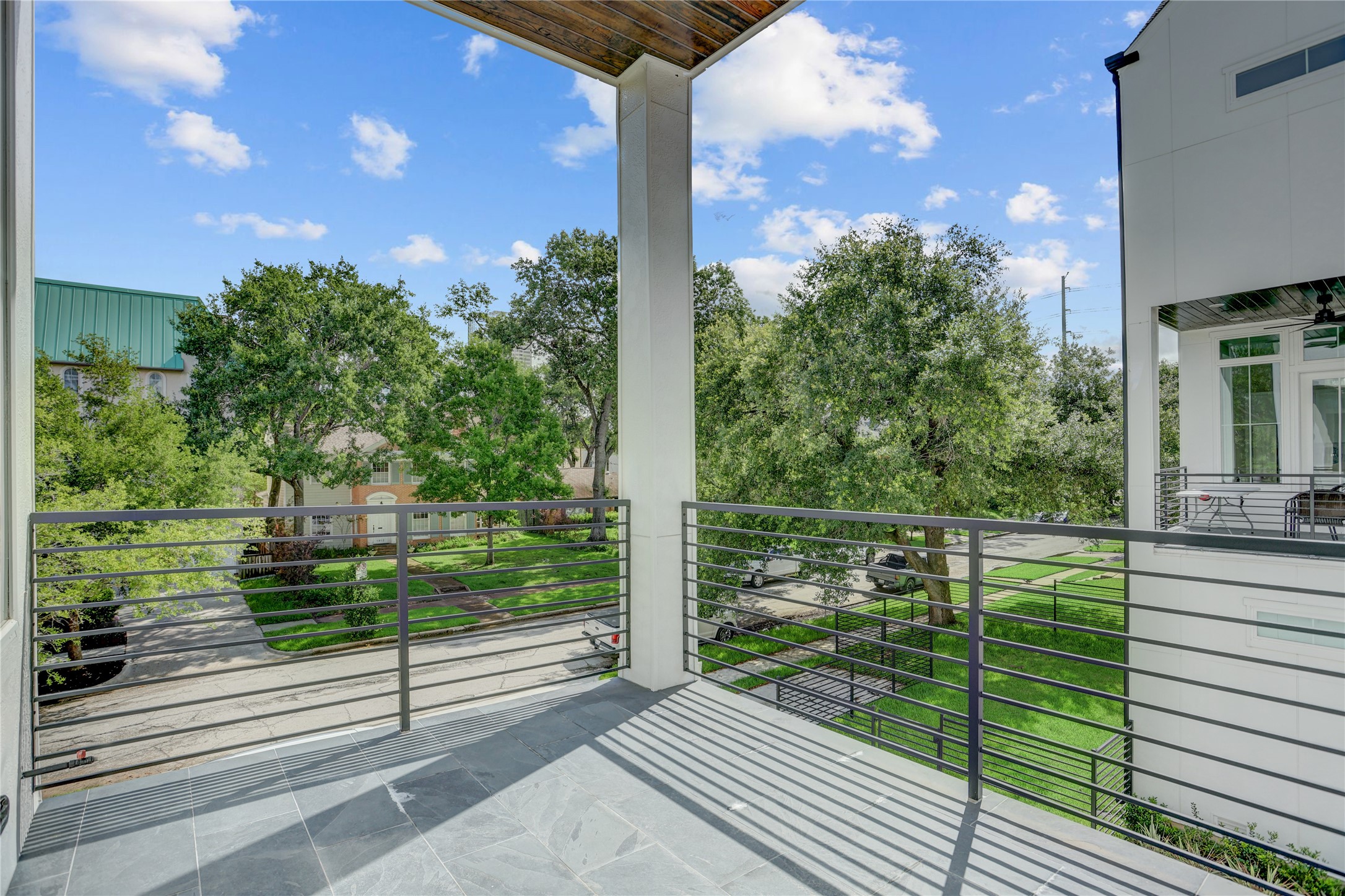 The covered terrace off the kitchen offers a fantastic living or dining space with a natural gas connection.