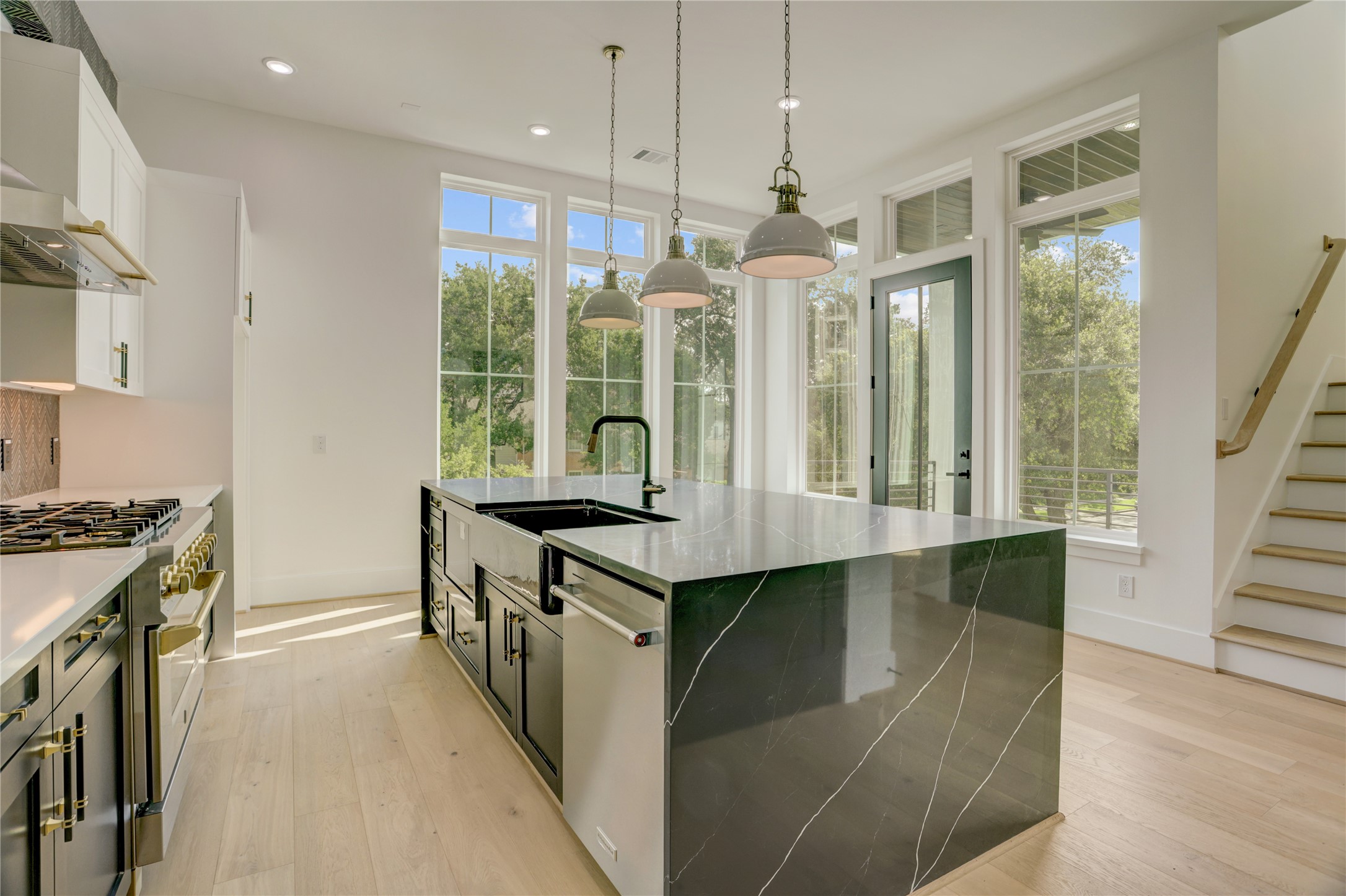 Another angle of the kitchen from the butler's pantry.