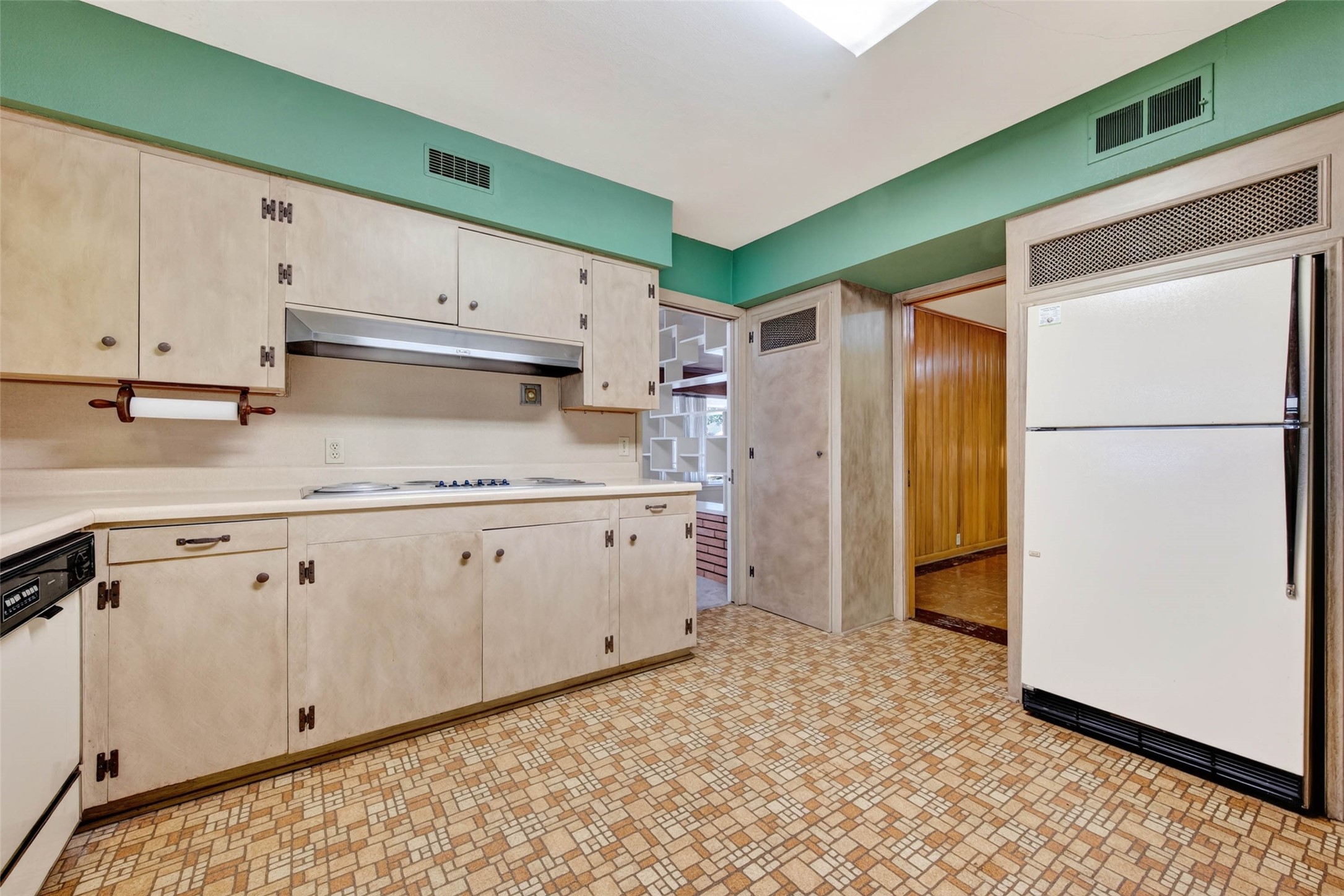 Kitchen view with plenty of counter space