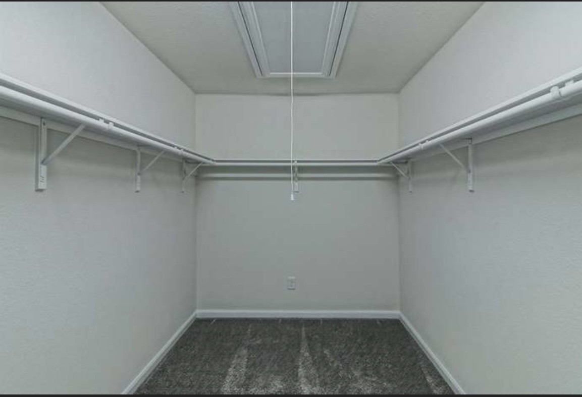 Primary closet