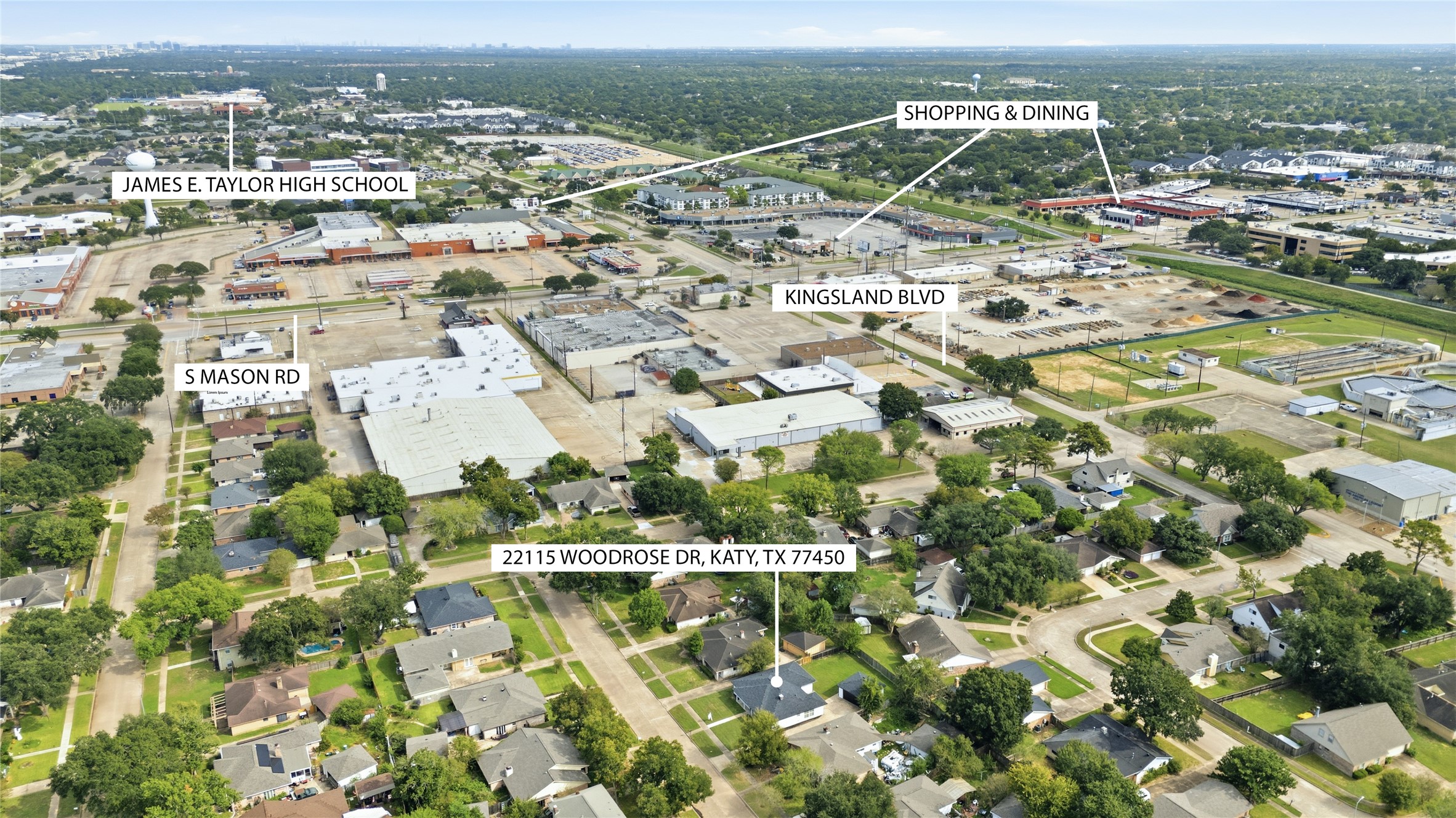22115 Woodrose Drive, Katy, TX 77450