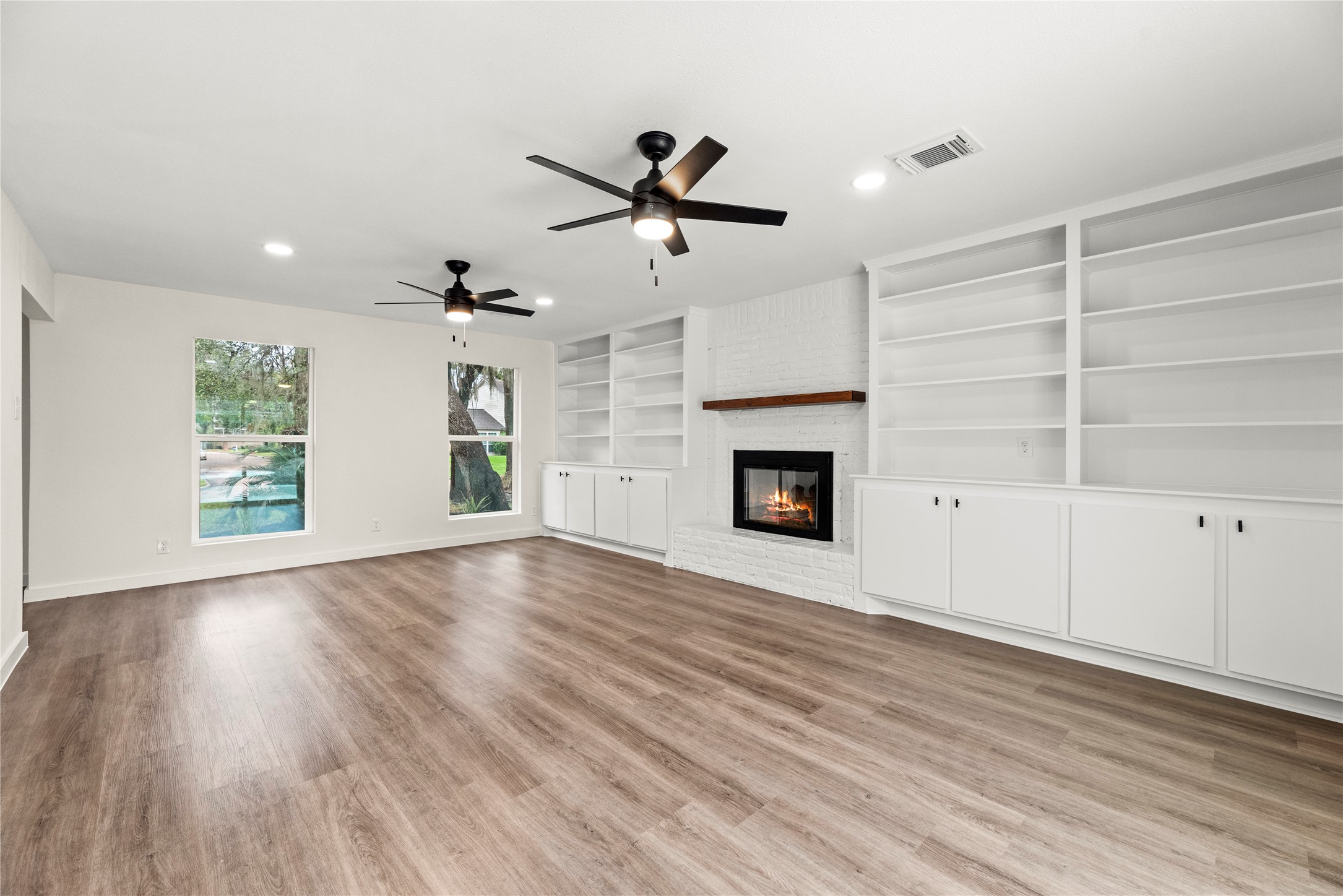 Another view of the family room.