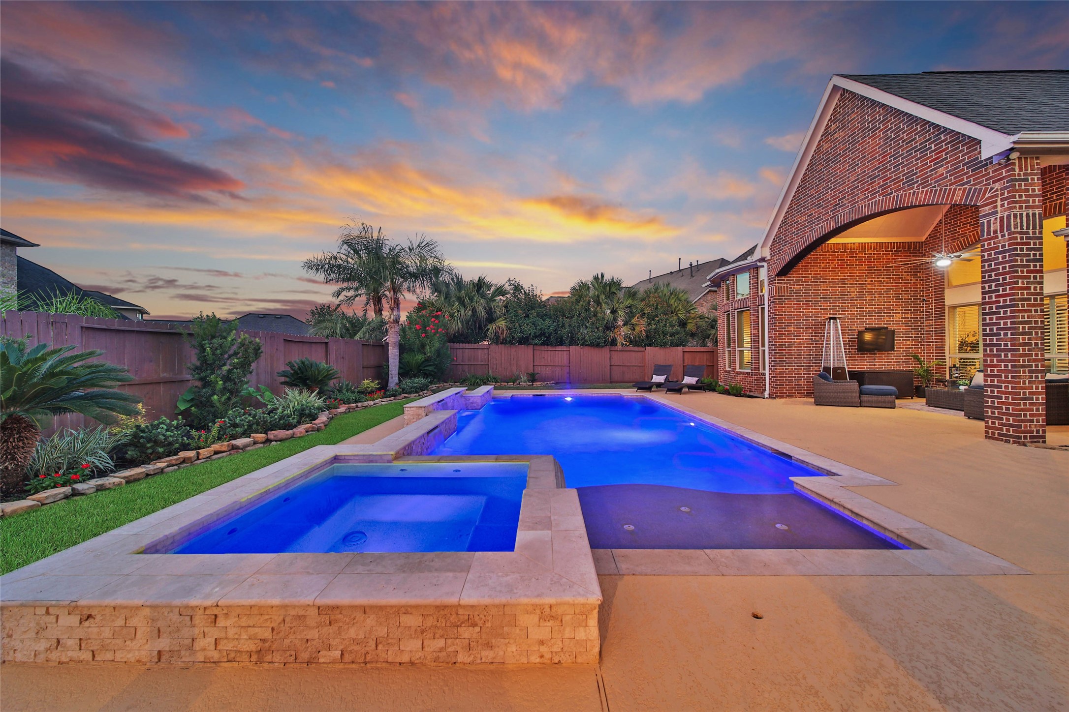 The backyard youve been dreaming of is now a reality at 5318 Briarcliff Ln. - offering the ultimate oasis for relaxation, entertaining, and making unforgettable memories!