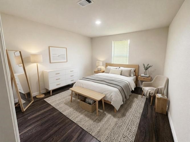Staged Bedroom