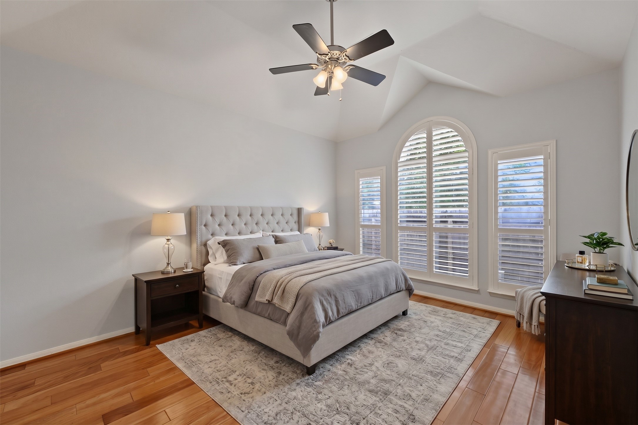 Virtually Staged primary suite