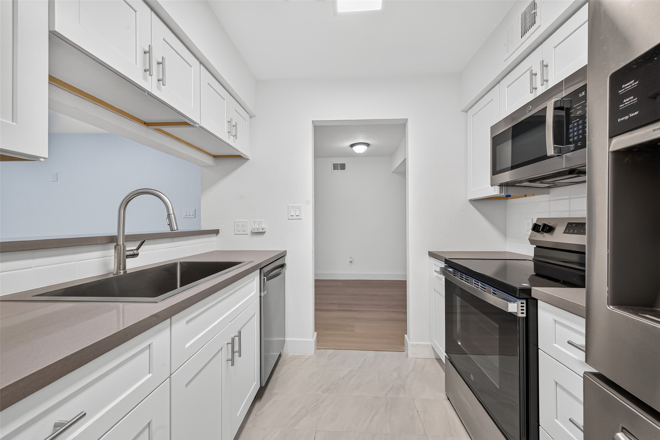A thoughtfully updated kitchen with all appliances included
