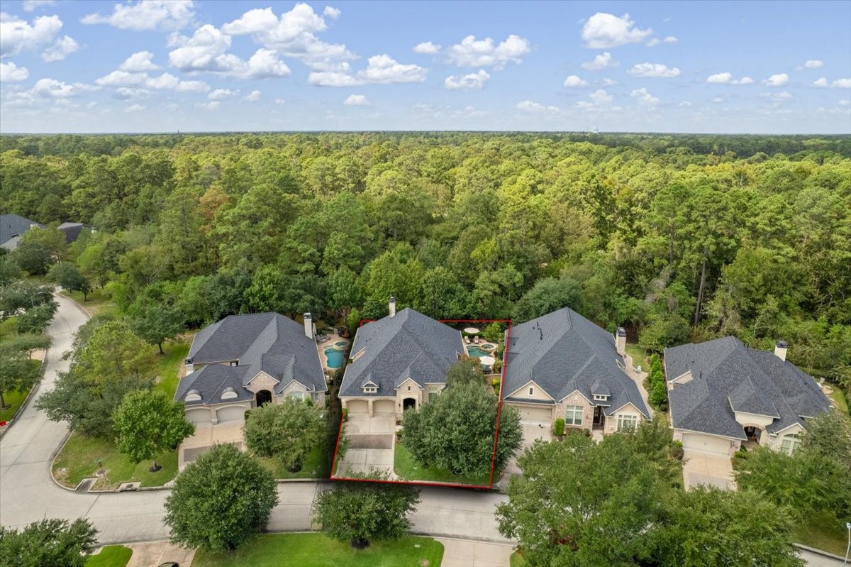 Backing to a wooded reserve provides extra privacy in the backyard.