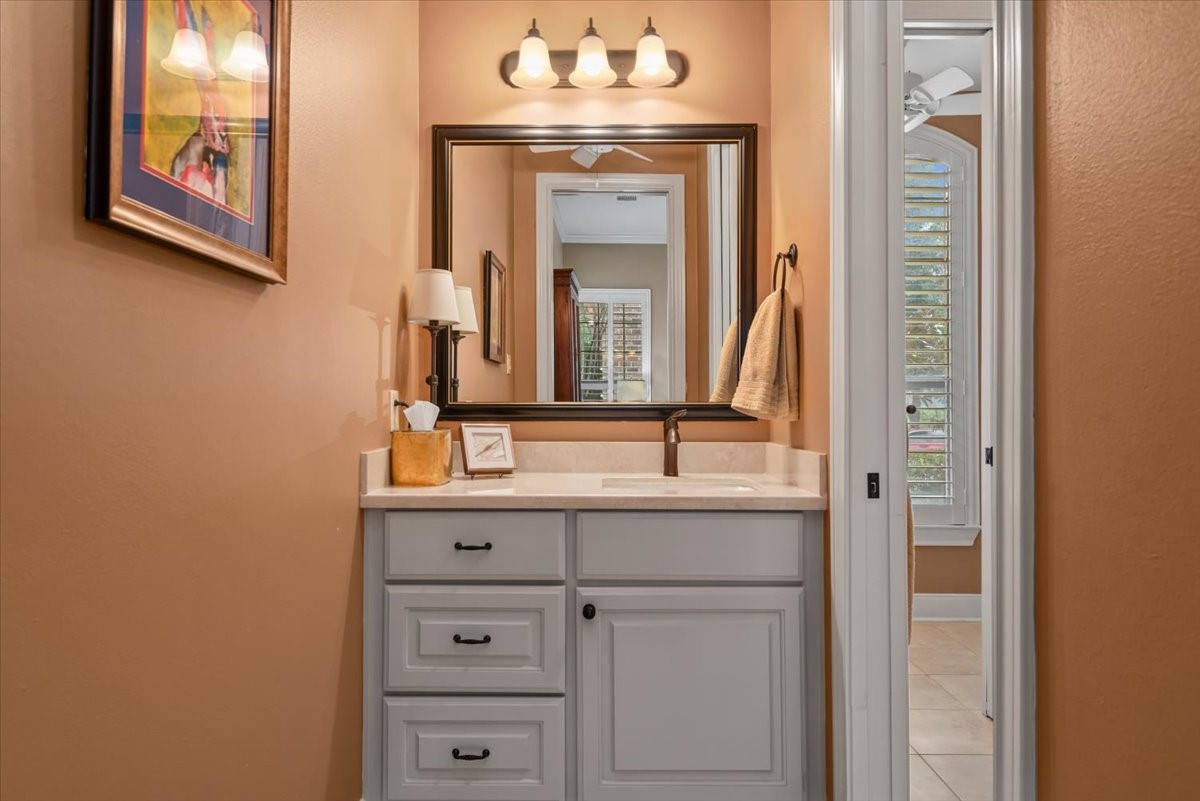 Sink/vanity for bedroom #3.
