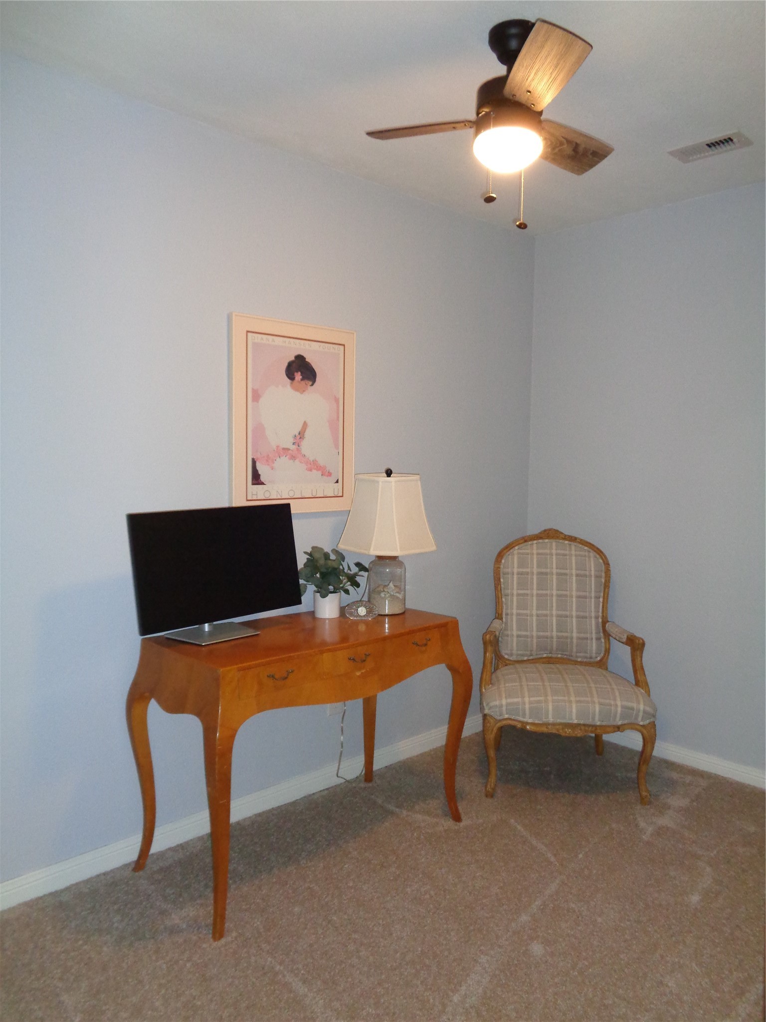 Office or bedroom; has a closet