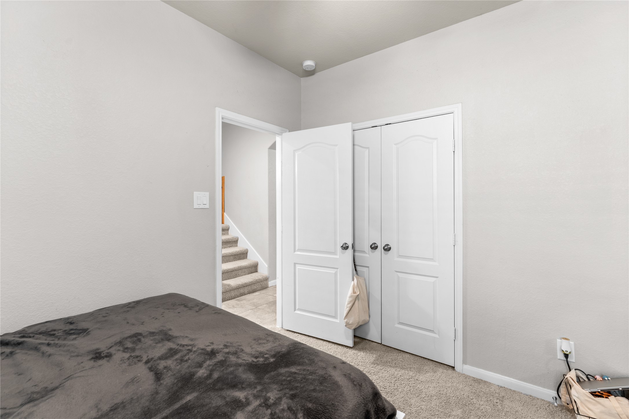 Alternate view of the bedroom.