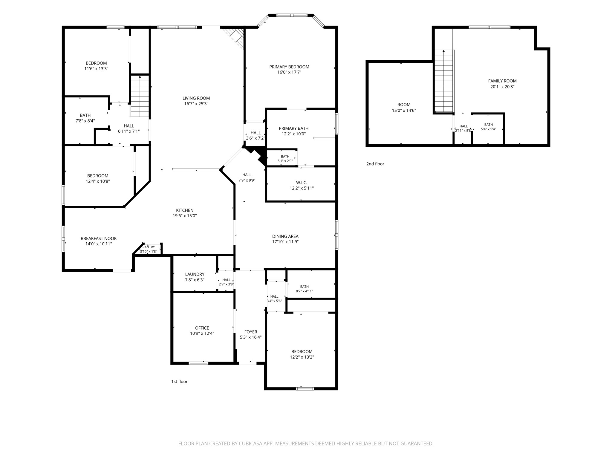 Floor plan providing an overview of the home's functional layout.