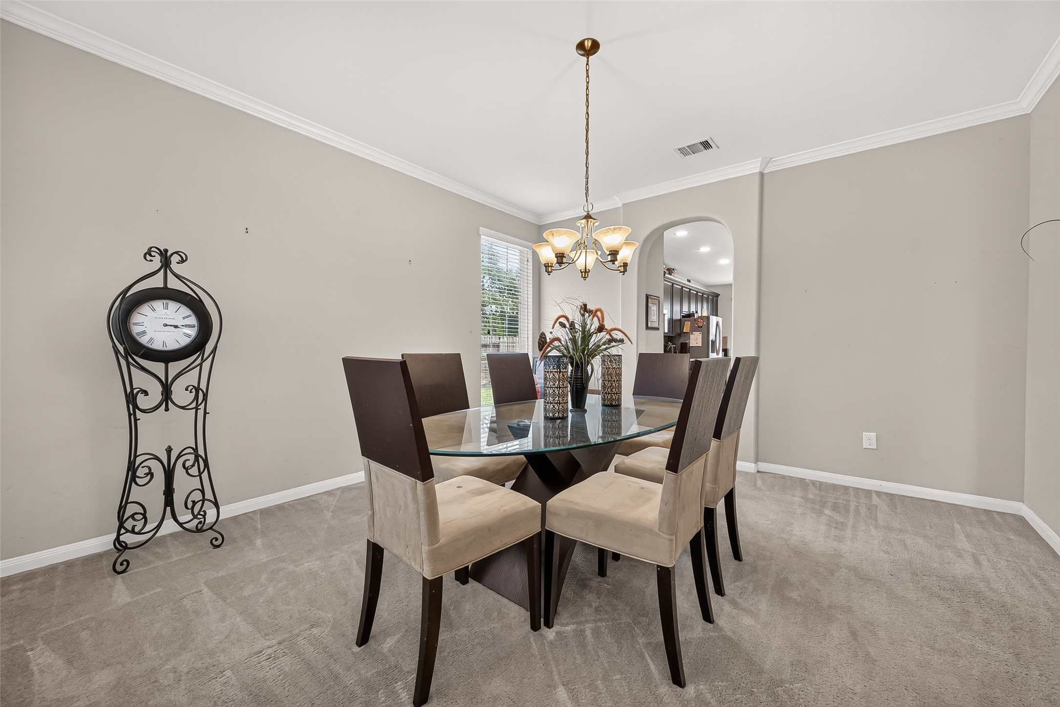 Formal dining room.