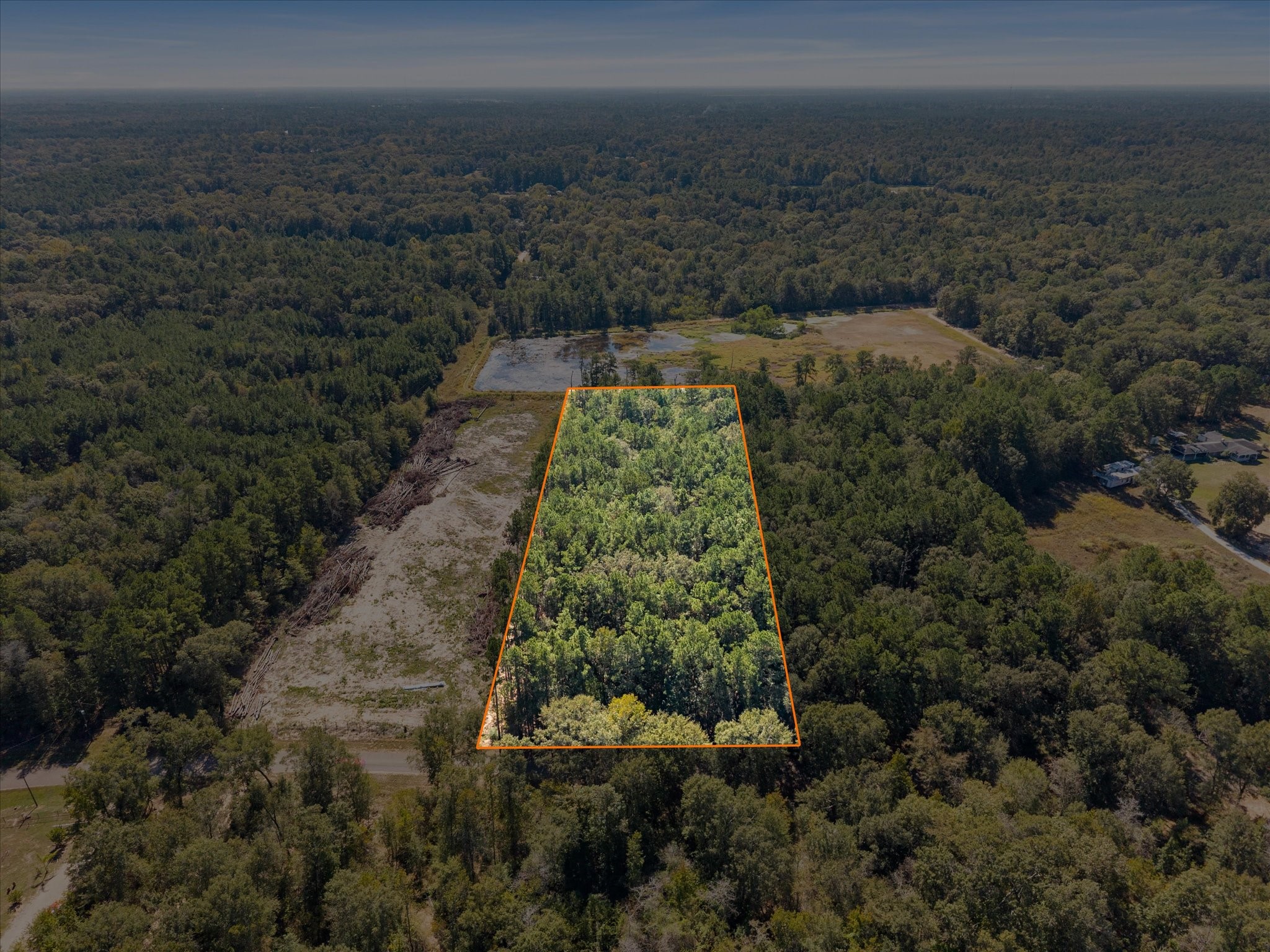 3.5 acres in the Conroe area, with clearing planned. 3.5 acres in the Conroe area, with clearing planned.