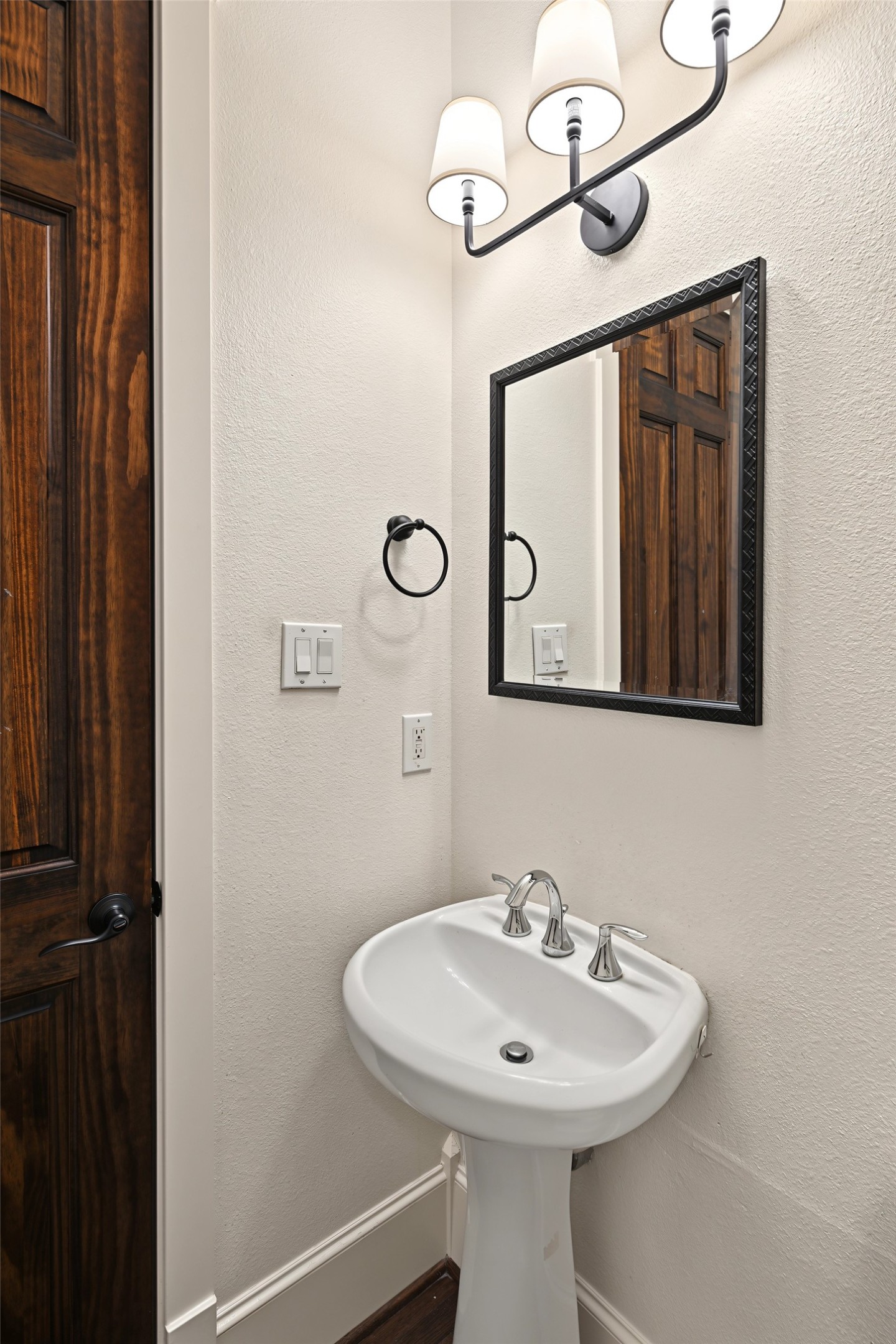 Powder bathroom on the first floor.