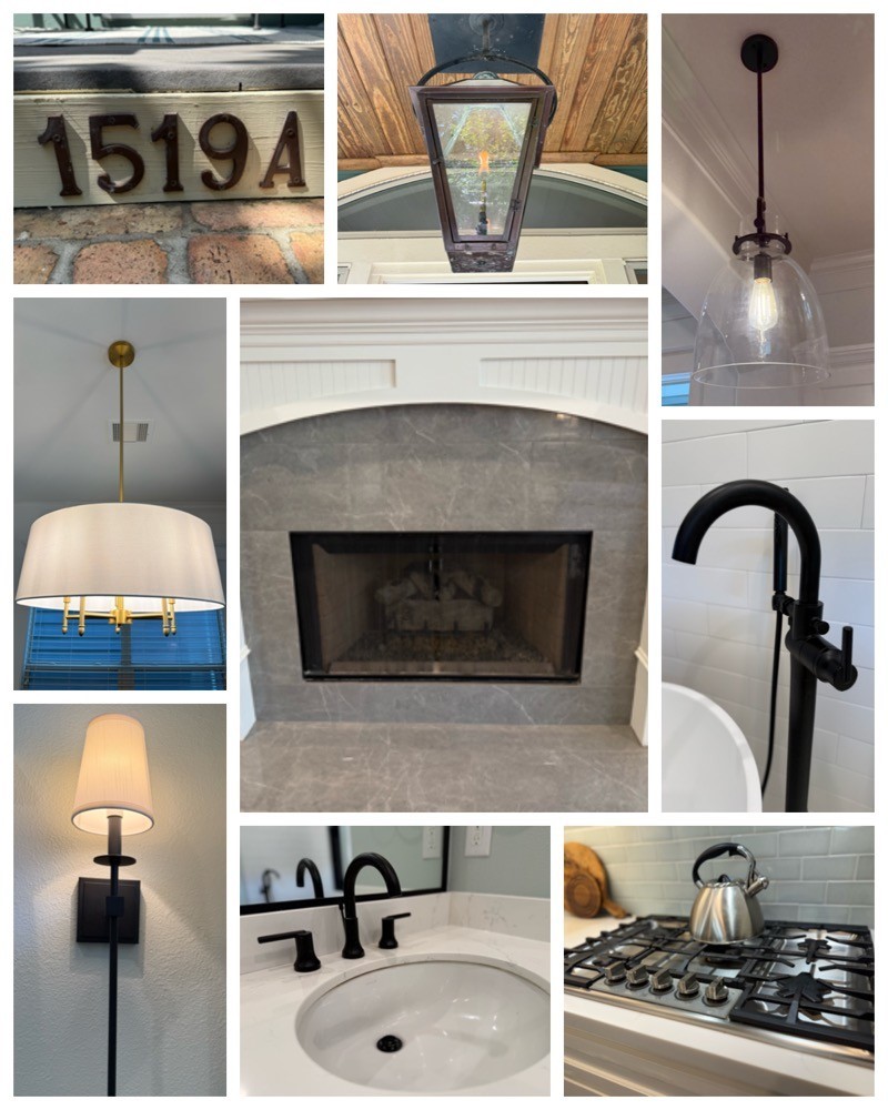 Just some of the many fine fixtures and finishes of 1519A Waverly St.
