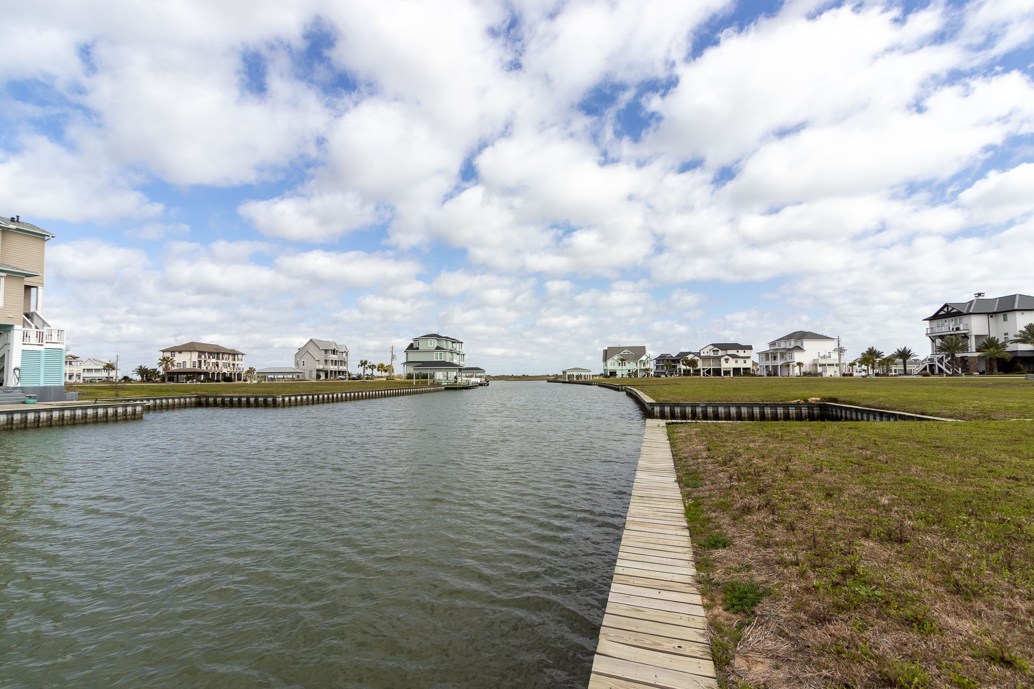 Looking down the canal