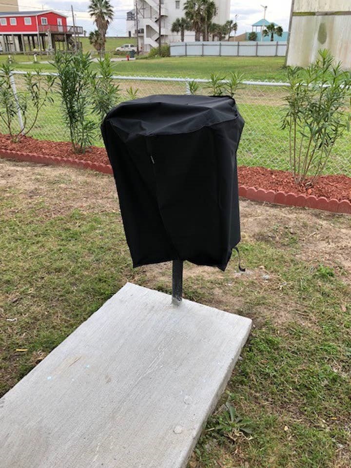 Built in Park style BBQ.