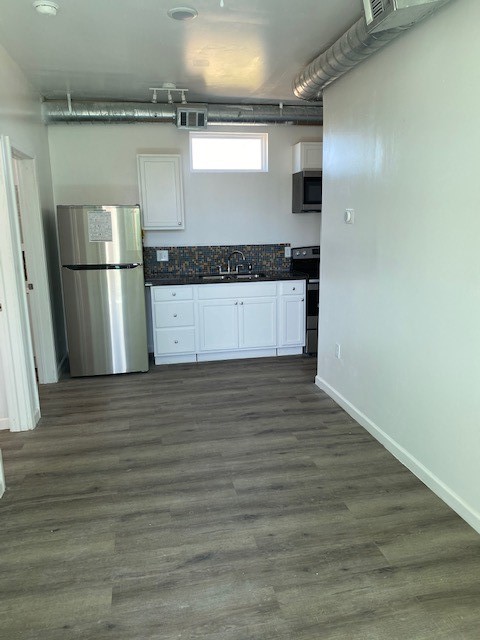 Open concept living/dining.