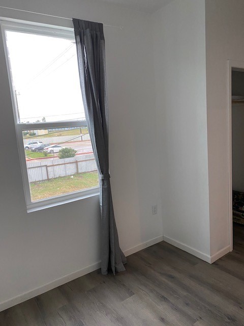 1st bedroom in duplex unit 1.