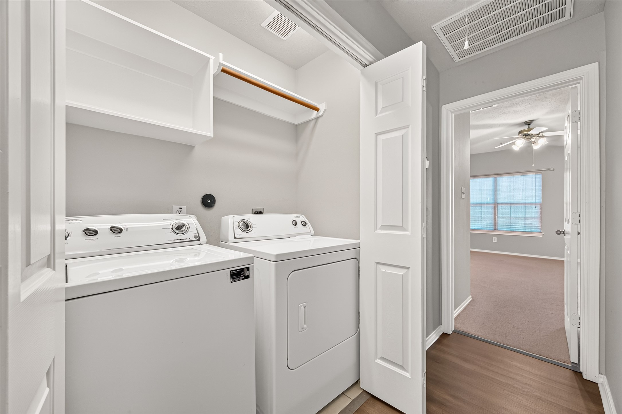 Washer and dryer also included for added convenience