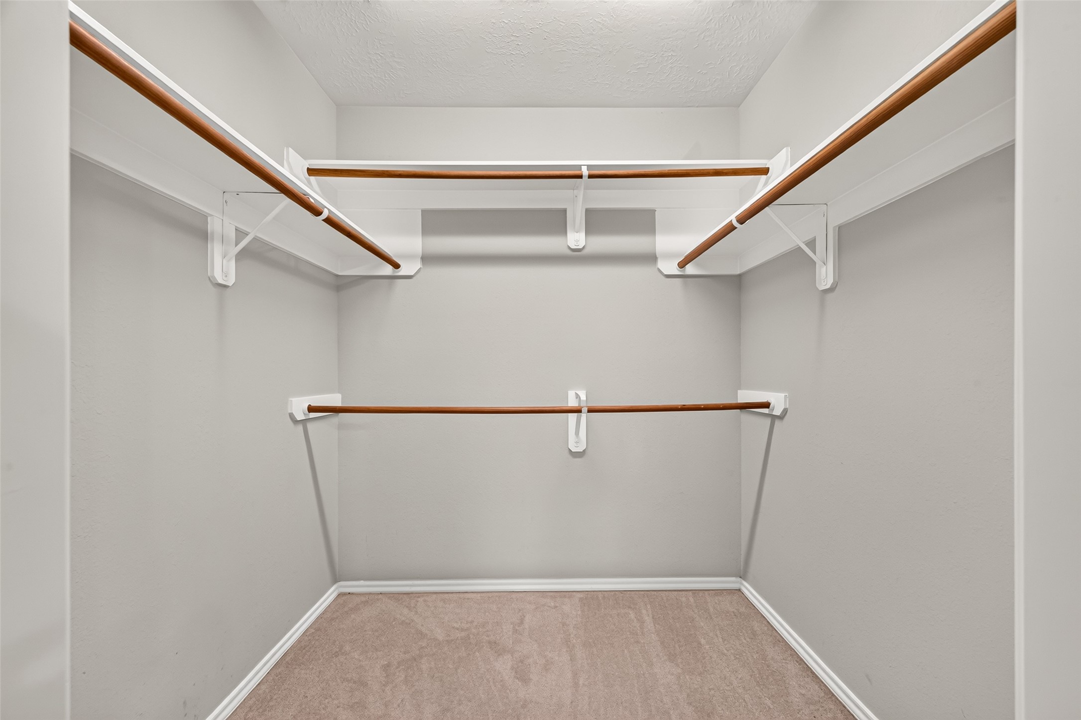 Large walk in closet in primary bedroom