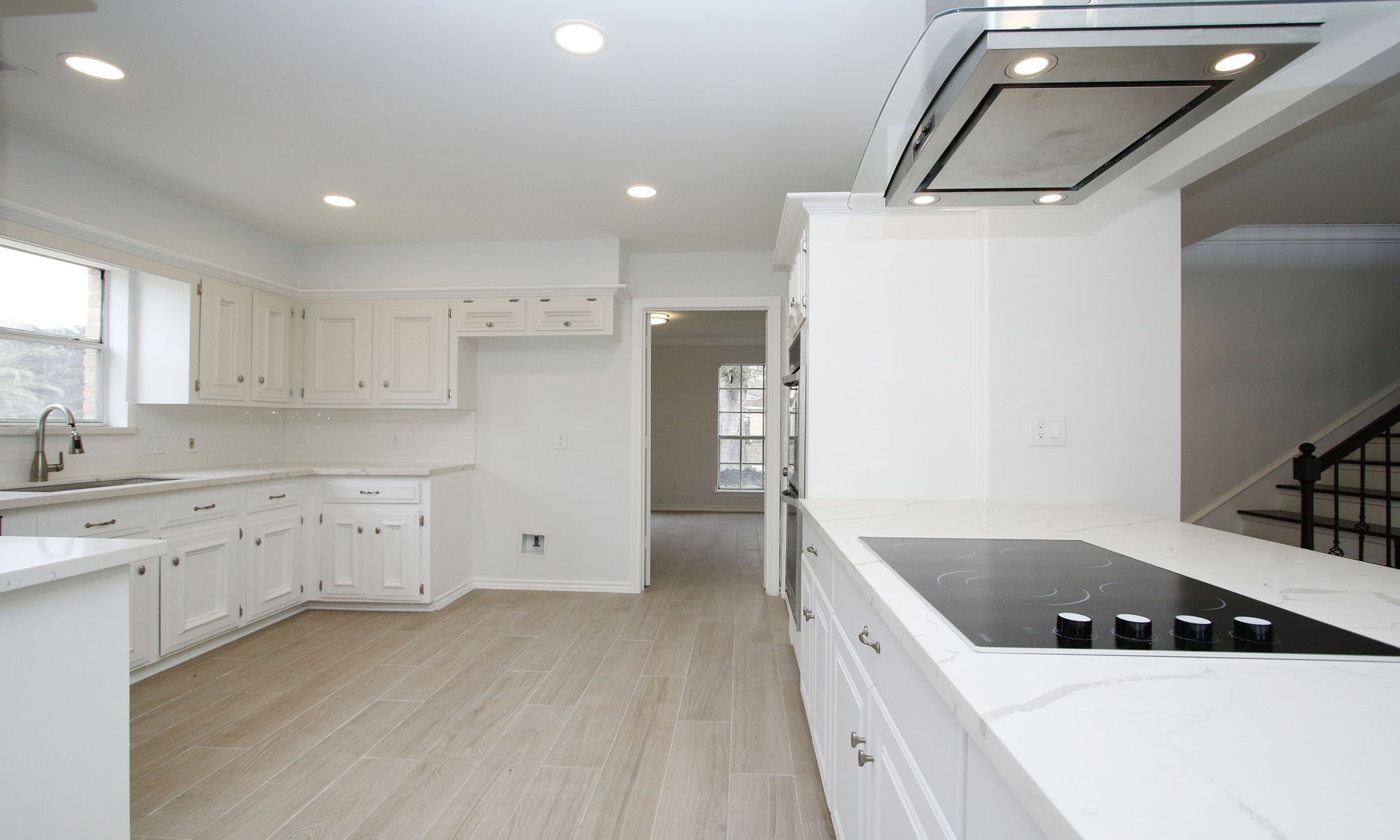 Open concept kitchen