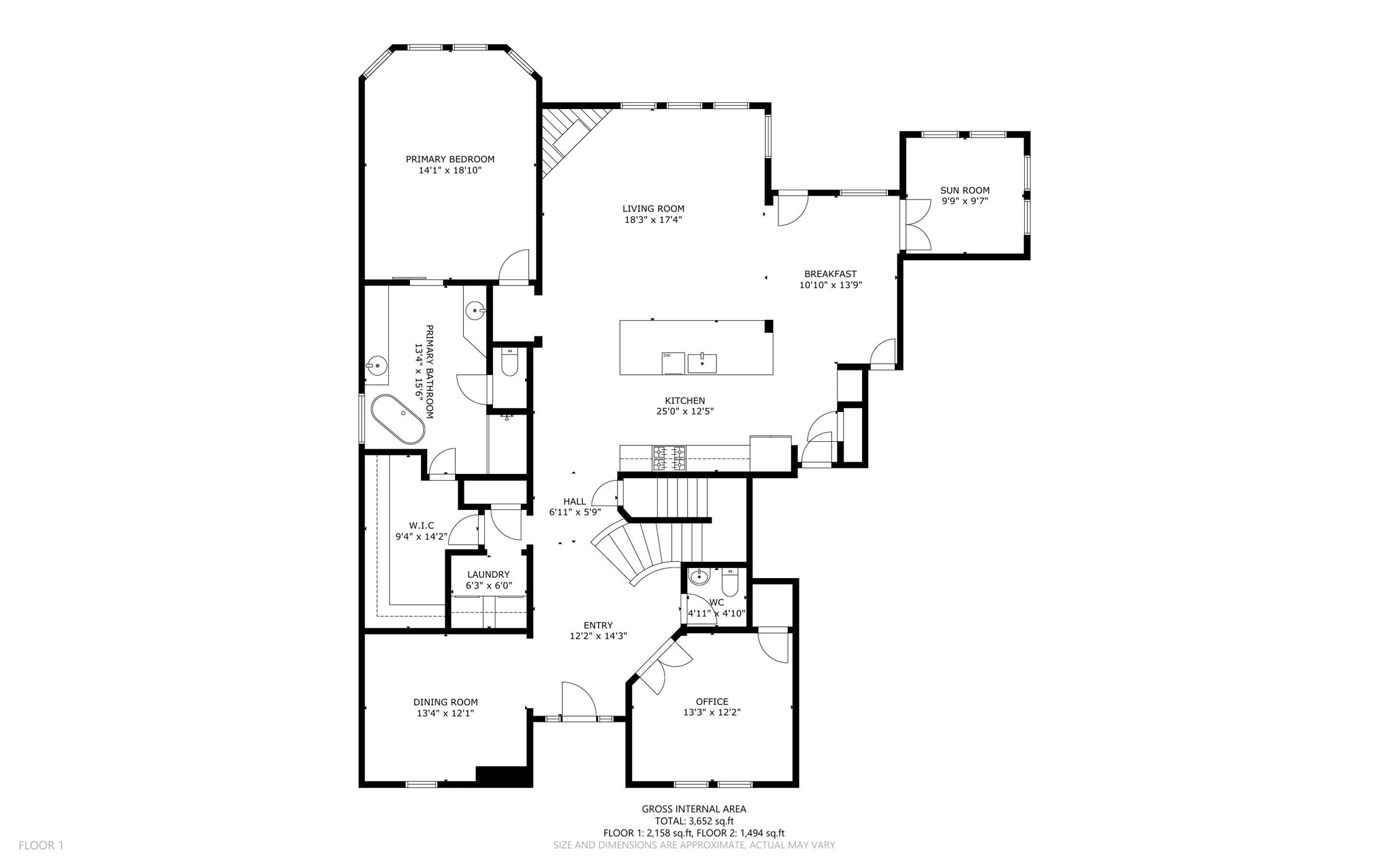 First floor floor plan