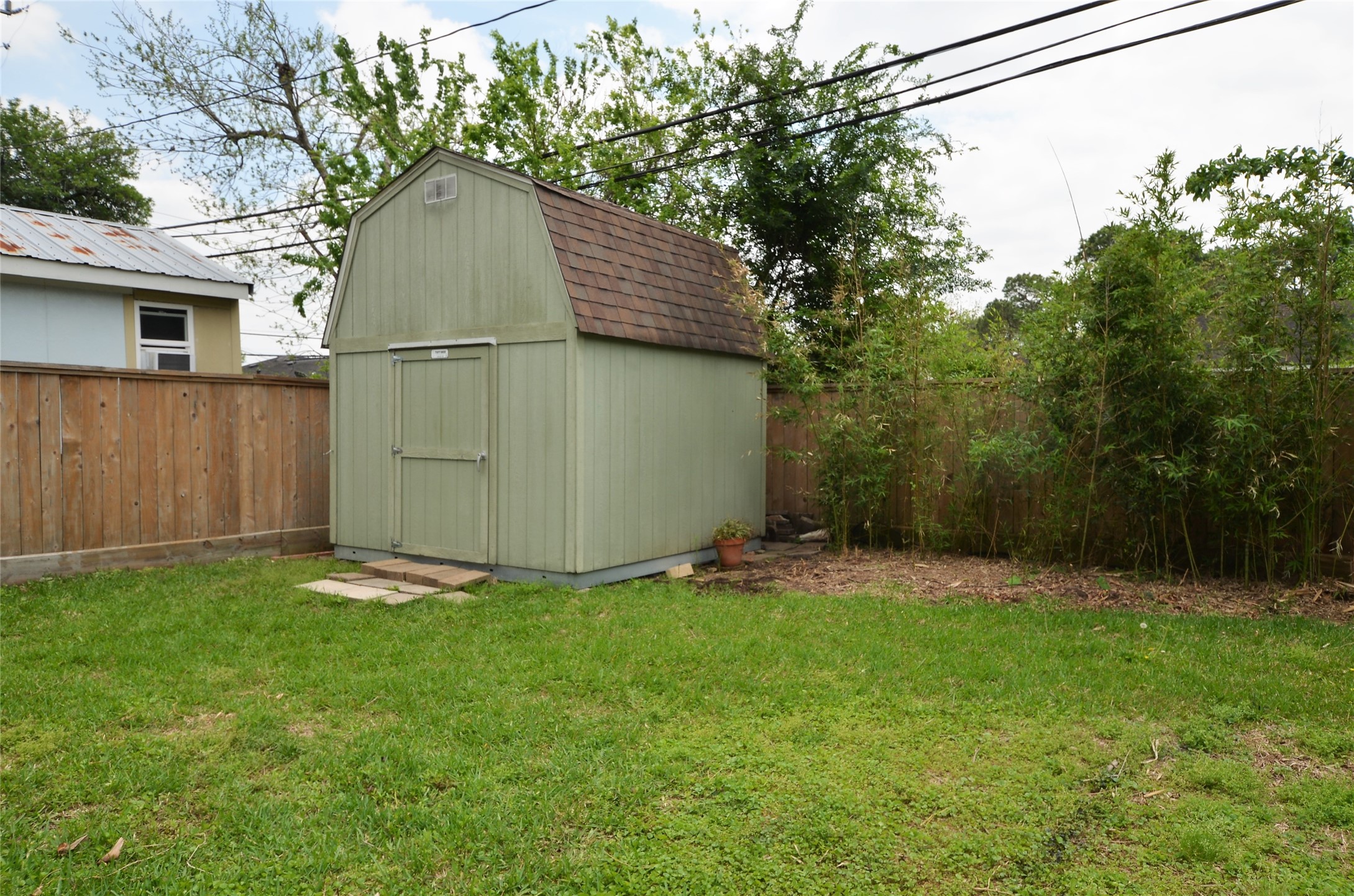 Huge Tuff shed in backyard.