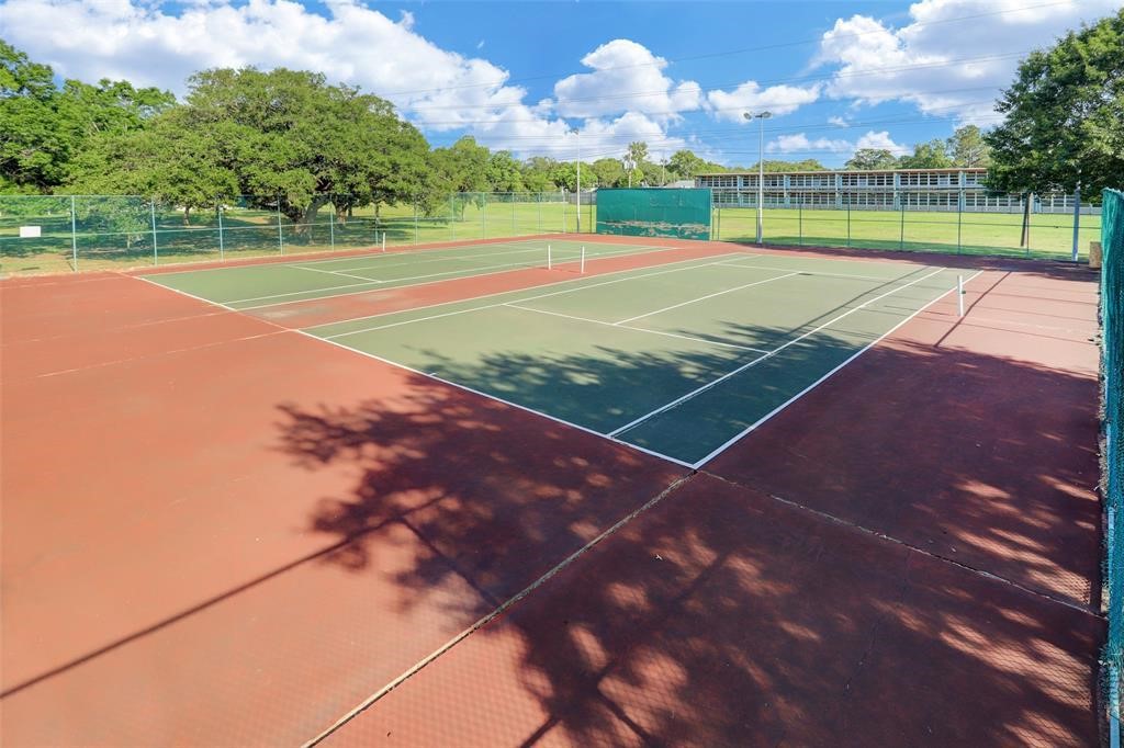 Neighborhood tennis court