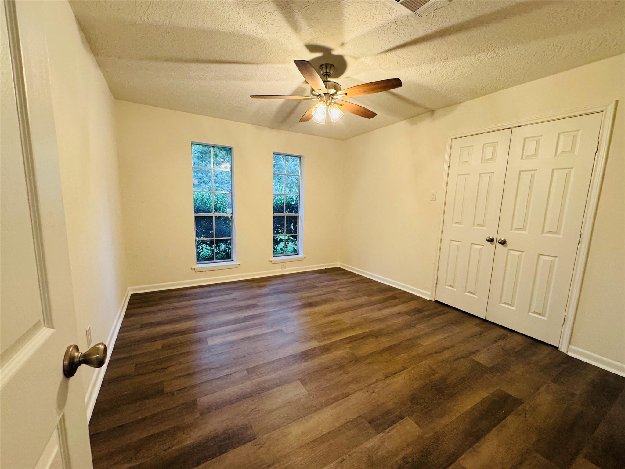 Secondary Bedroom with double closets
