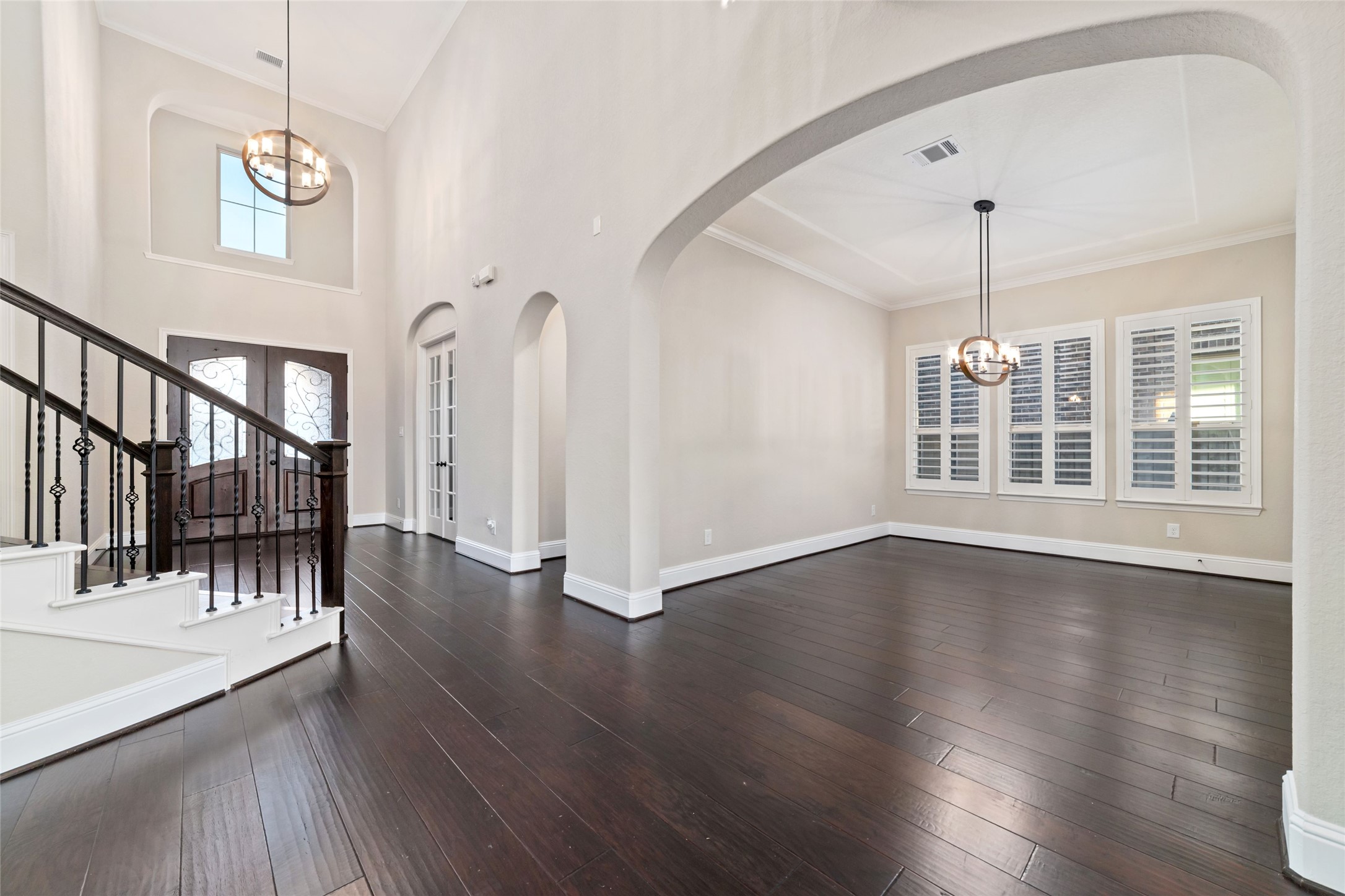 view of the dining room