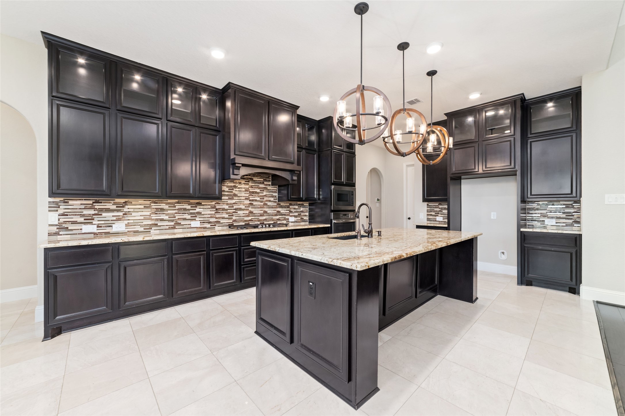 another view of the gourmet kitchen
