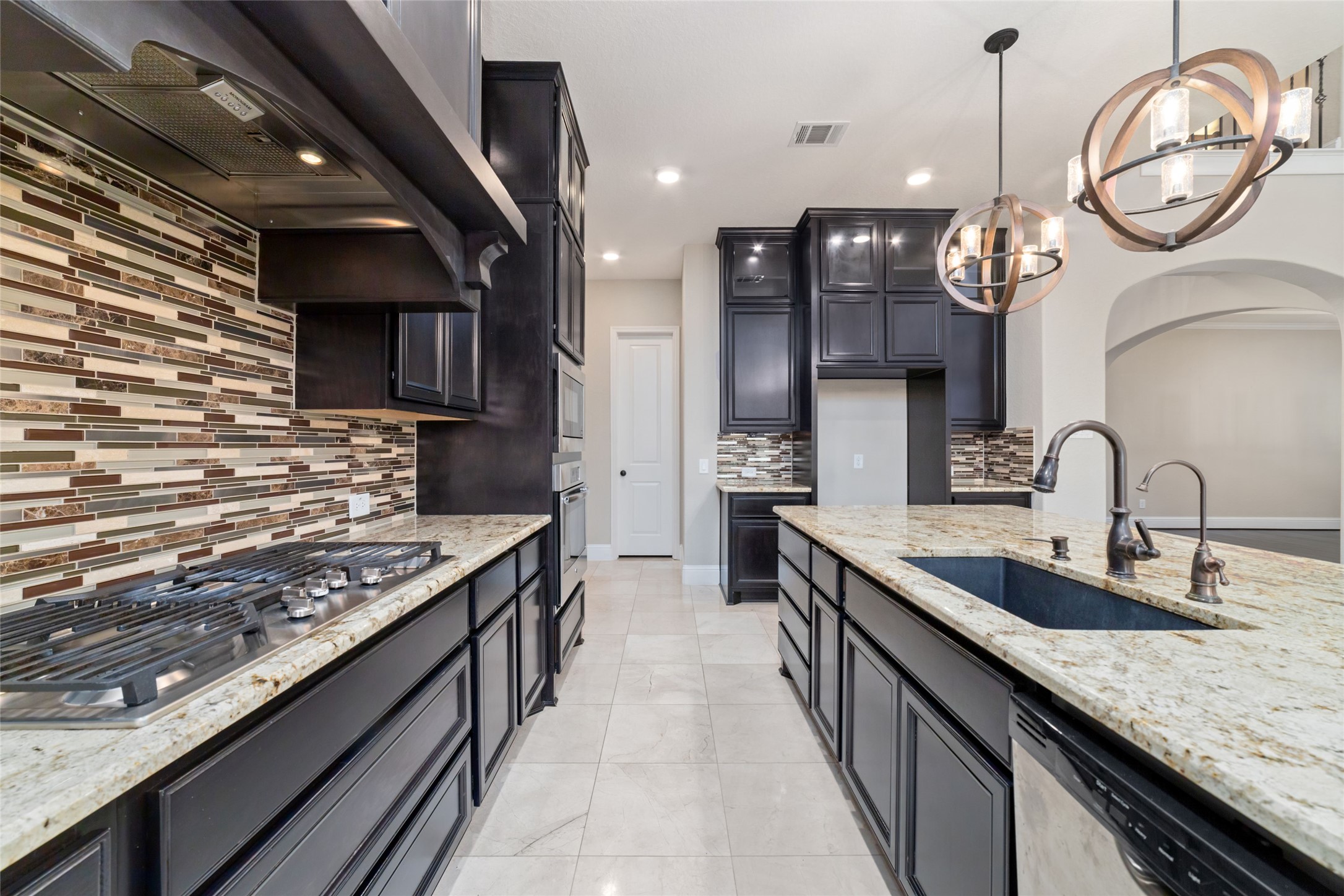built-in steel appliances